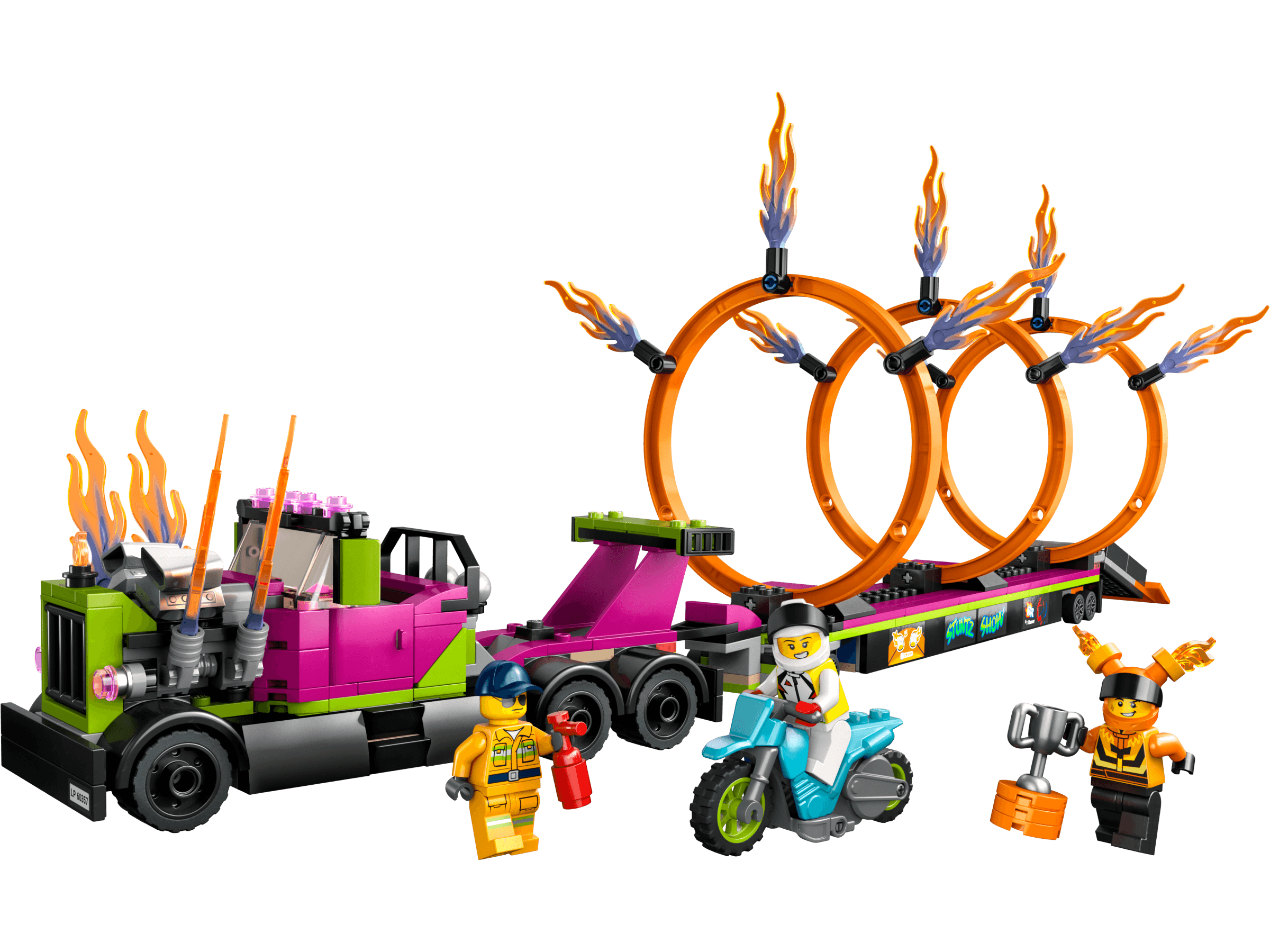 Stunt Truck & Ring of Fire Challenge LEGO-set