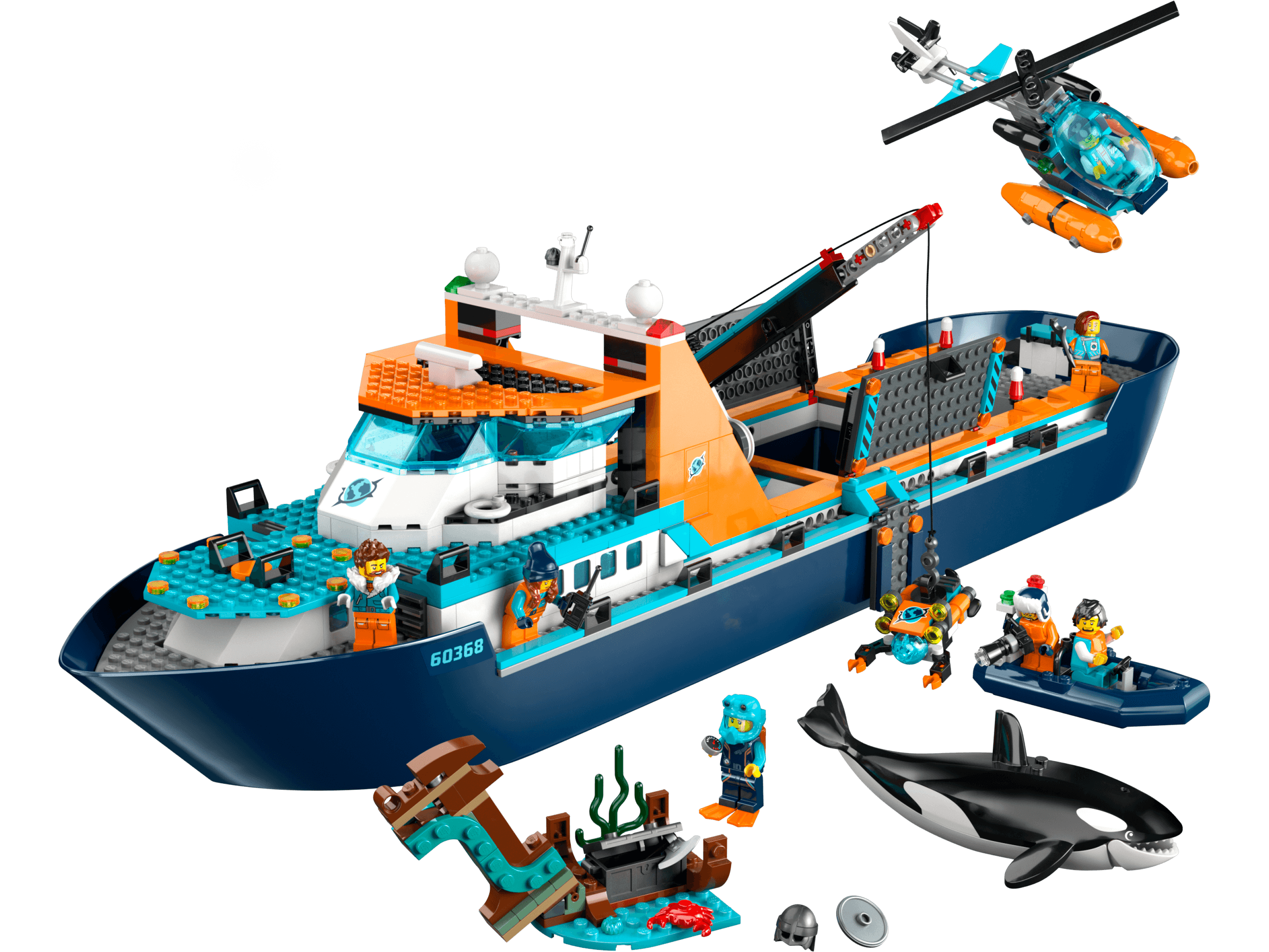 Poolonderzoeksschip LEGO-set