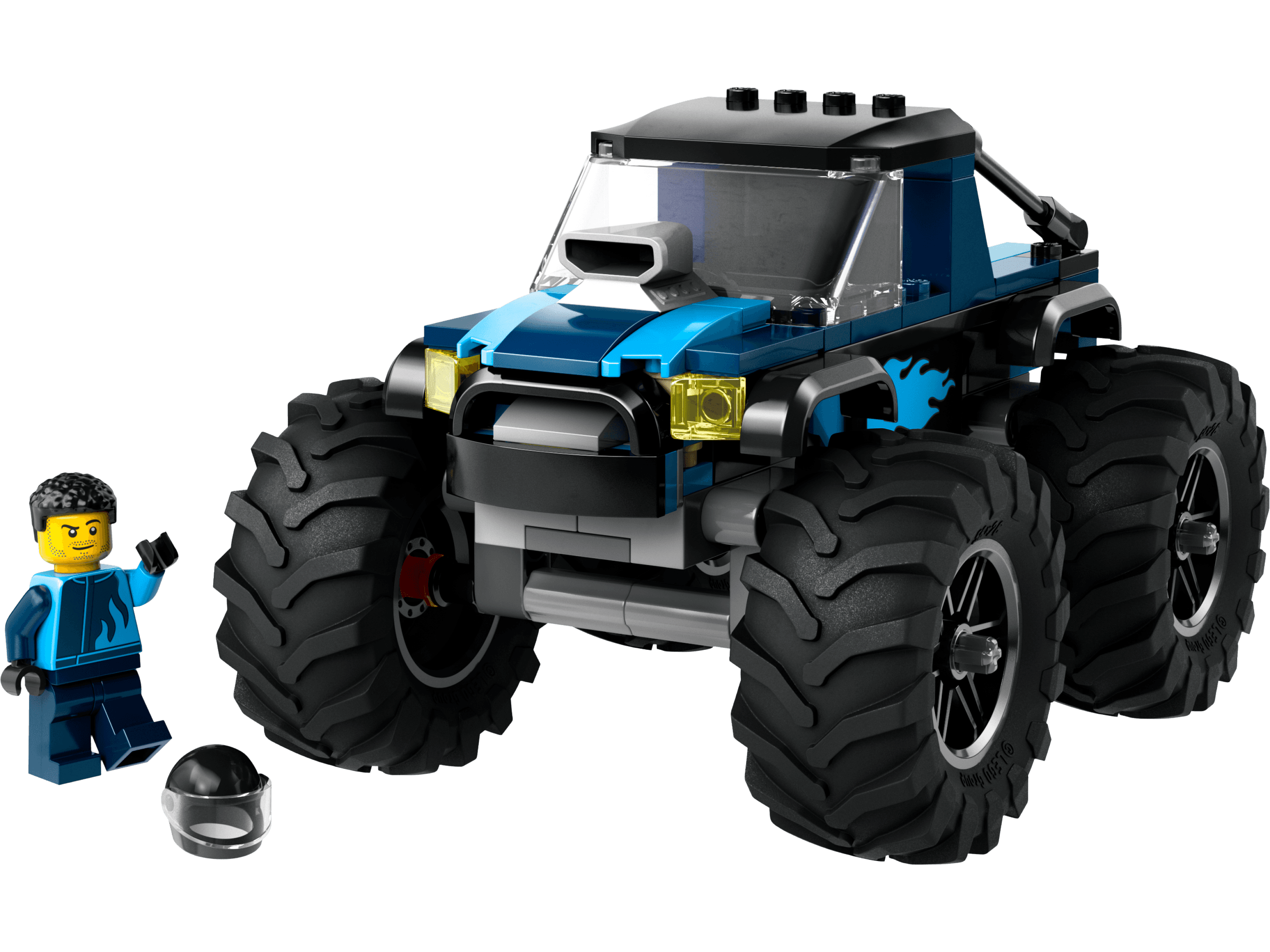 Blauwe monstertruck LEGO-set