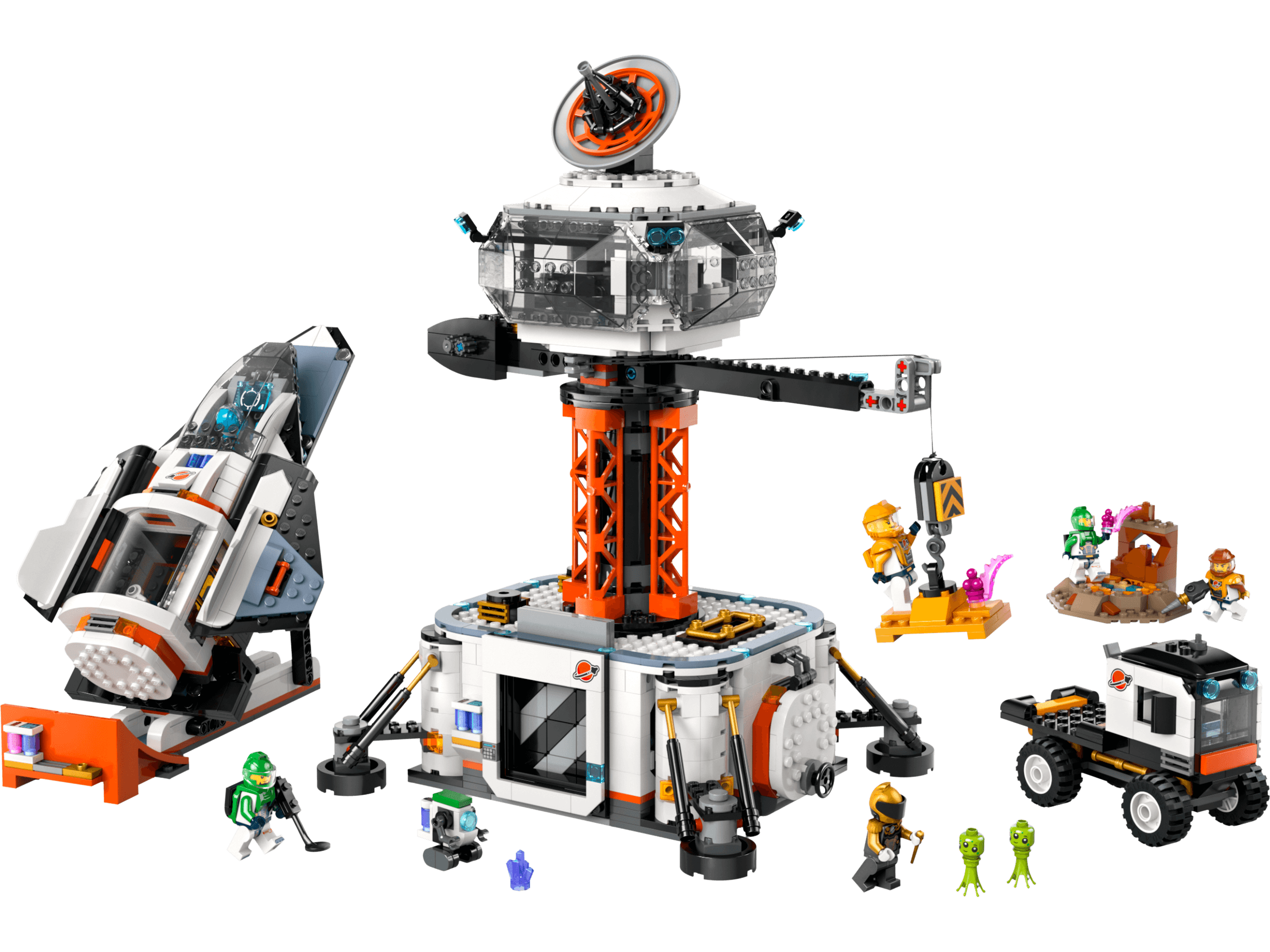 Space Base and Rocket Launchpad LEGO-set