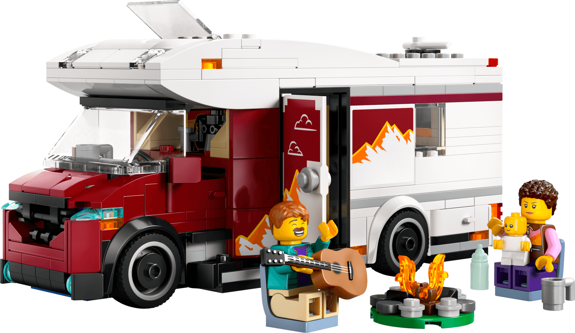 Avontuurlijke camper LEGO-set