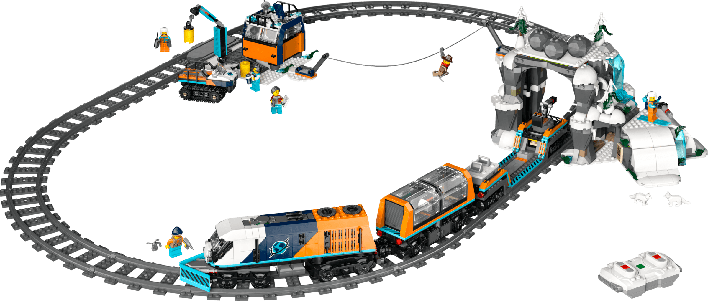 Explorers' Arctic Polar Express Train LEGO-set