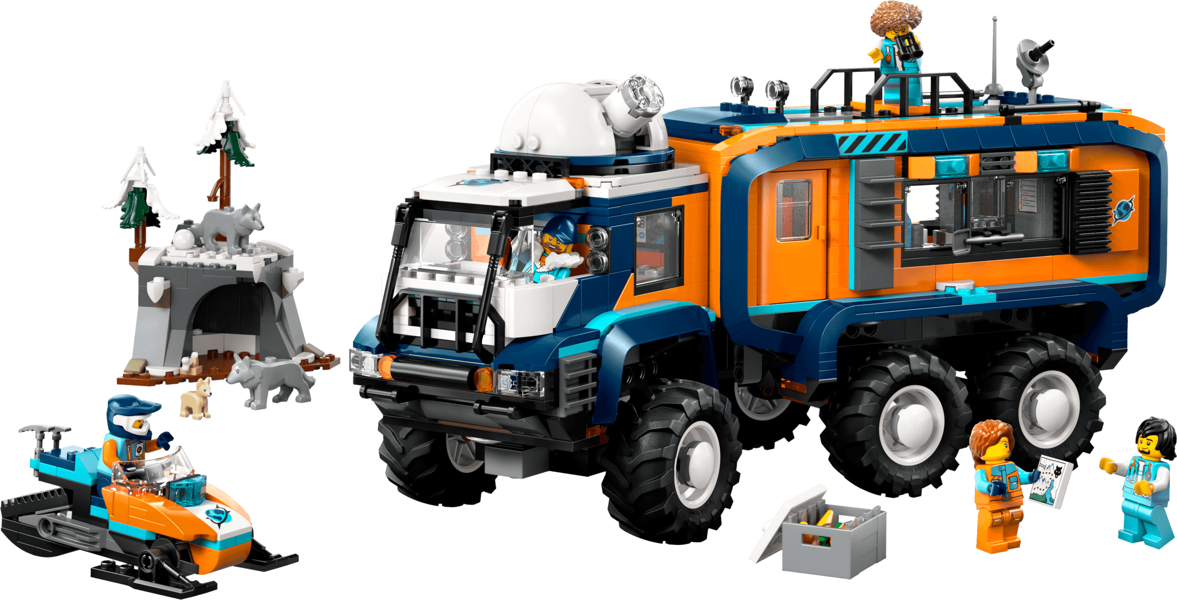 Laboratoriumtruck op de Noordpool LEGO-set