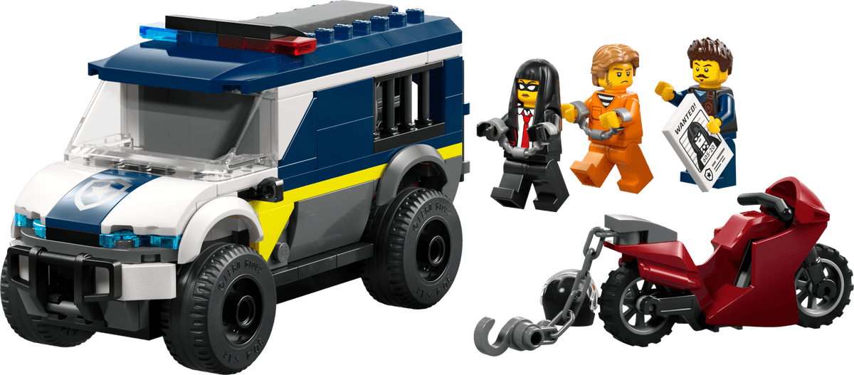 Politie gevangenentransport LEGO-set