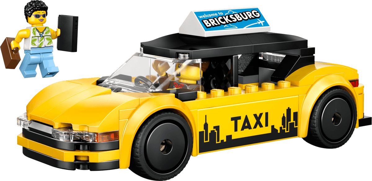 Gele taxi LEGO-set