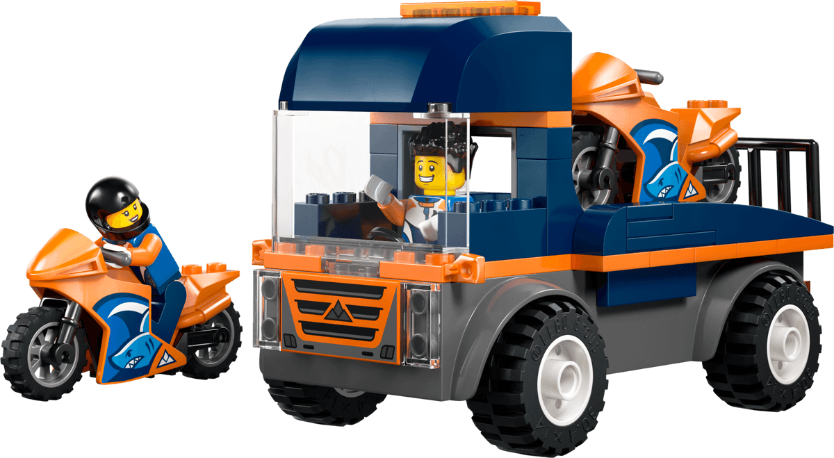 Transportwagen voor motoren LEGO-set