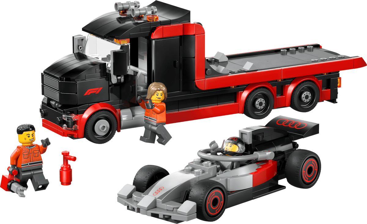 F1 Display Truck with Audi F1 Race Car LEGO-set