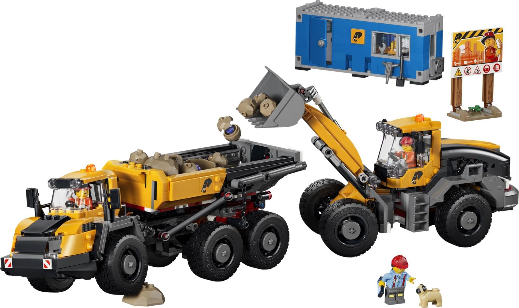Kiepwagen en voorlader LEGO-set