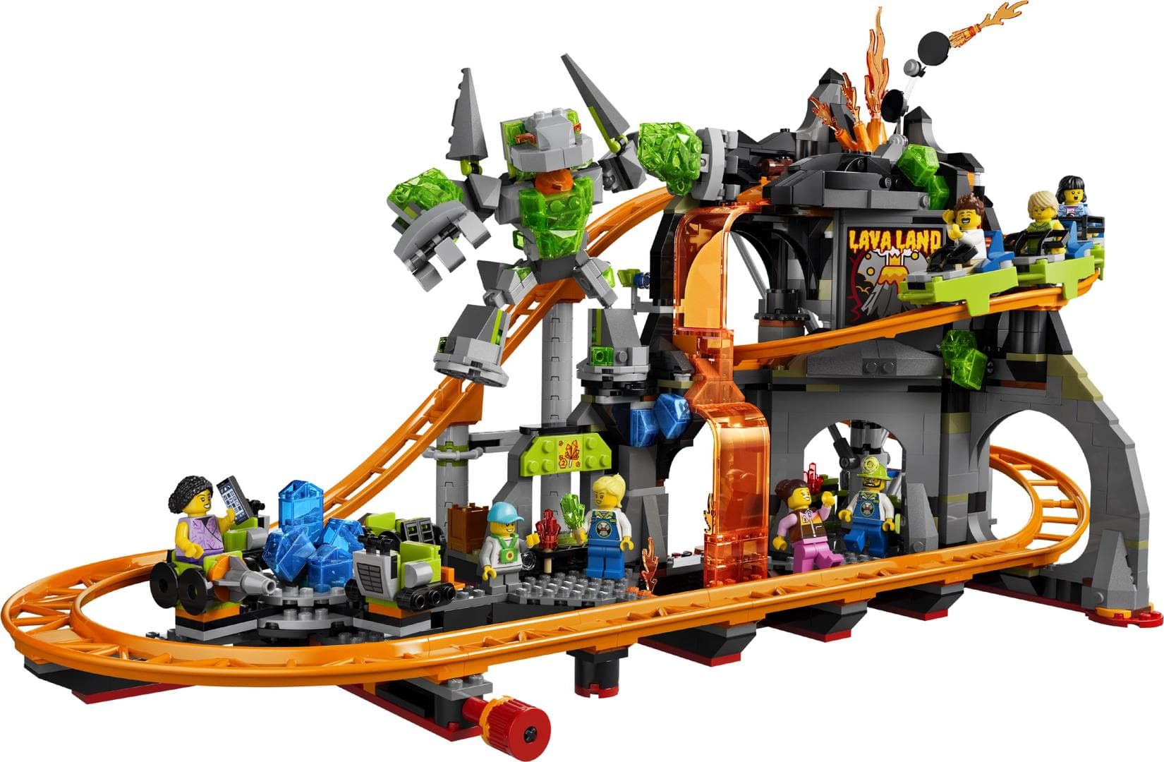 Lava Land achtbaanpark LEGO-set