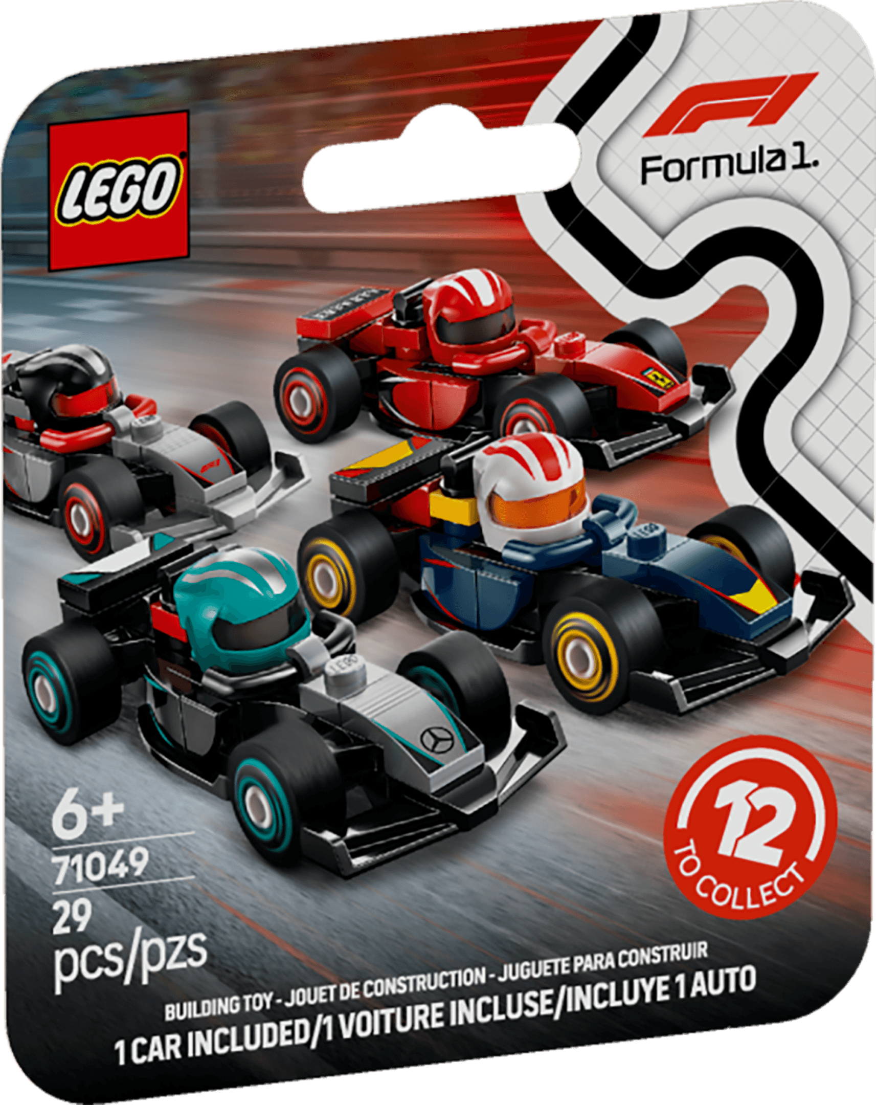 F1 Collectible Race Car - Random Box LEGO-set