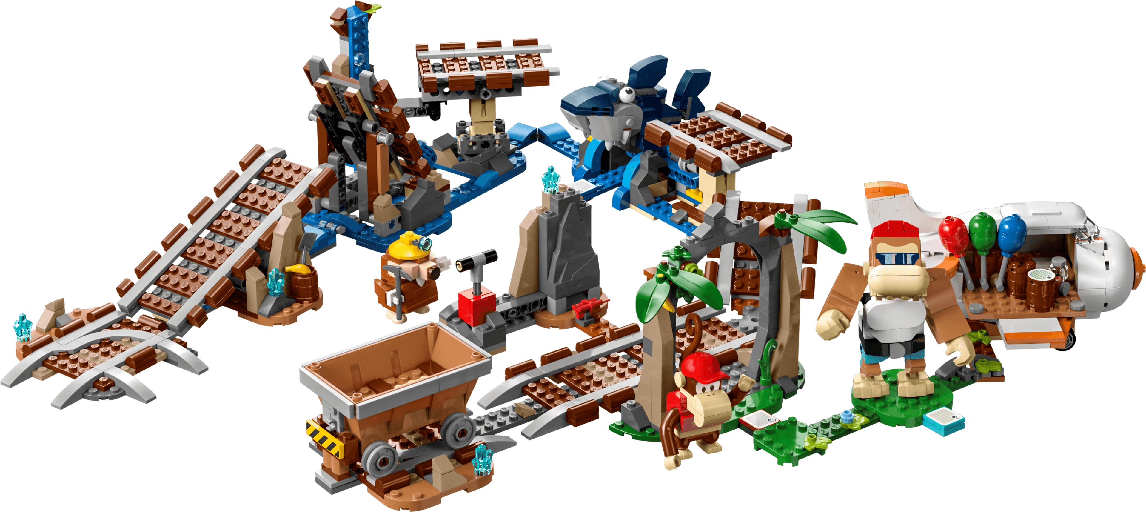 Diddy Kong's Mine Cart Ride Expansion Set LEGO-set