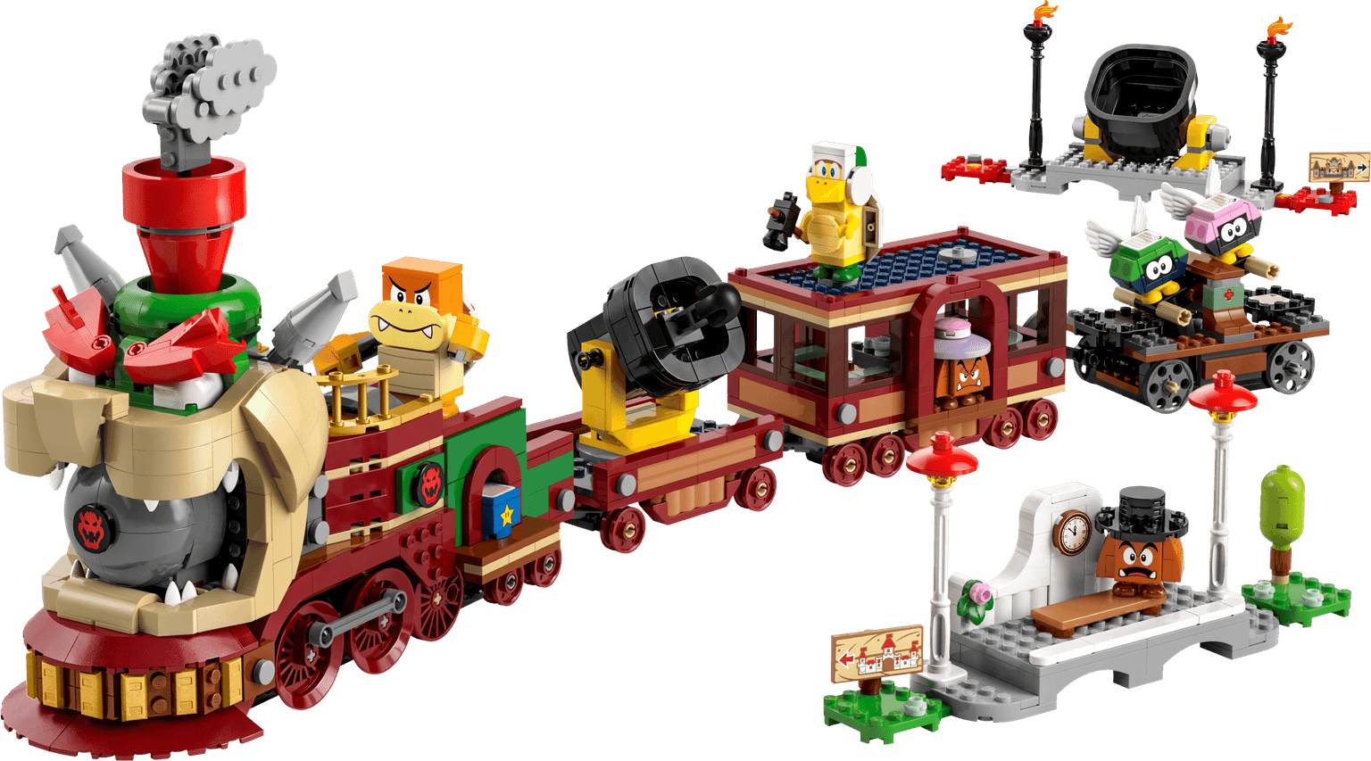 The Bowser Express Train LEGO-set