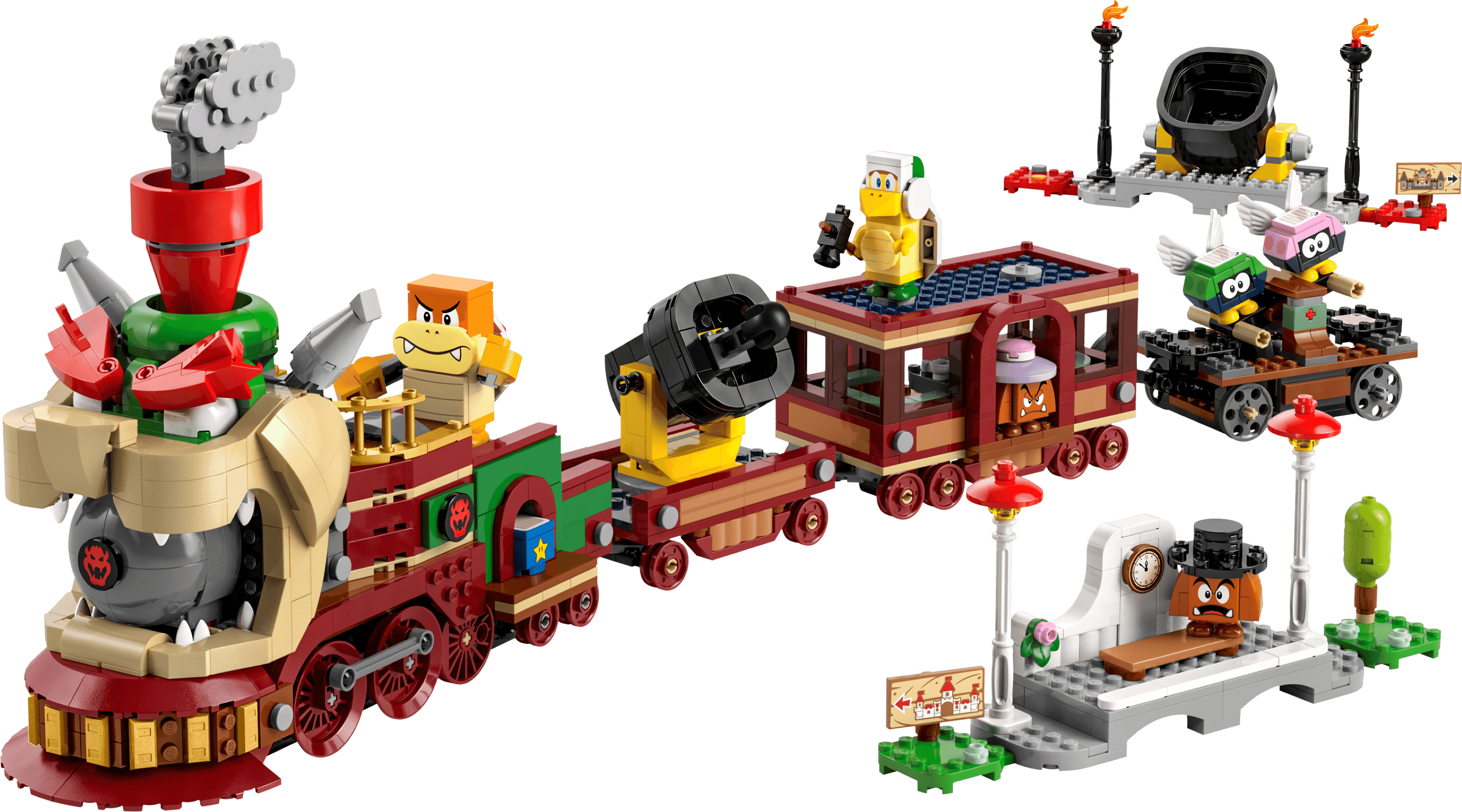 The Bowser Express Train LEGO-set