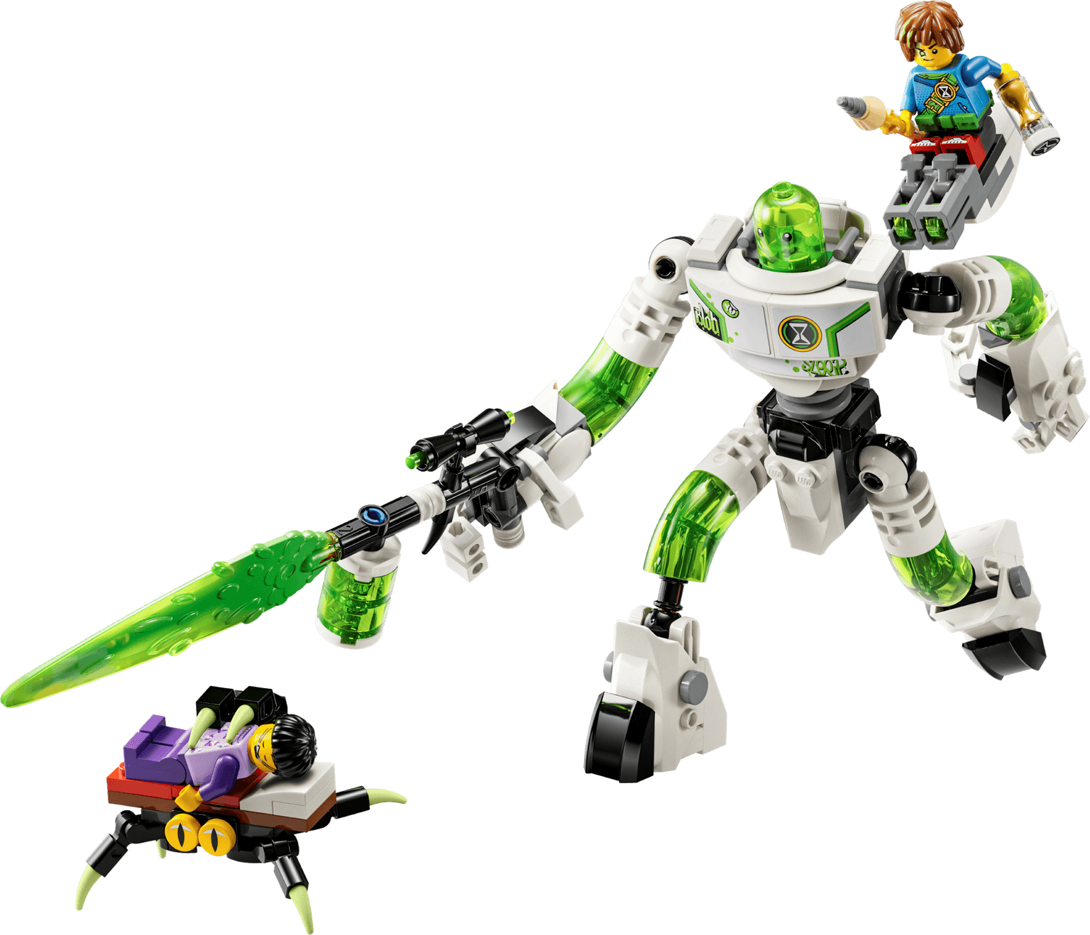 Mateo and Z-Blob the Robot LEGO-set
