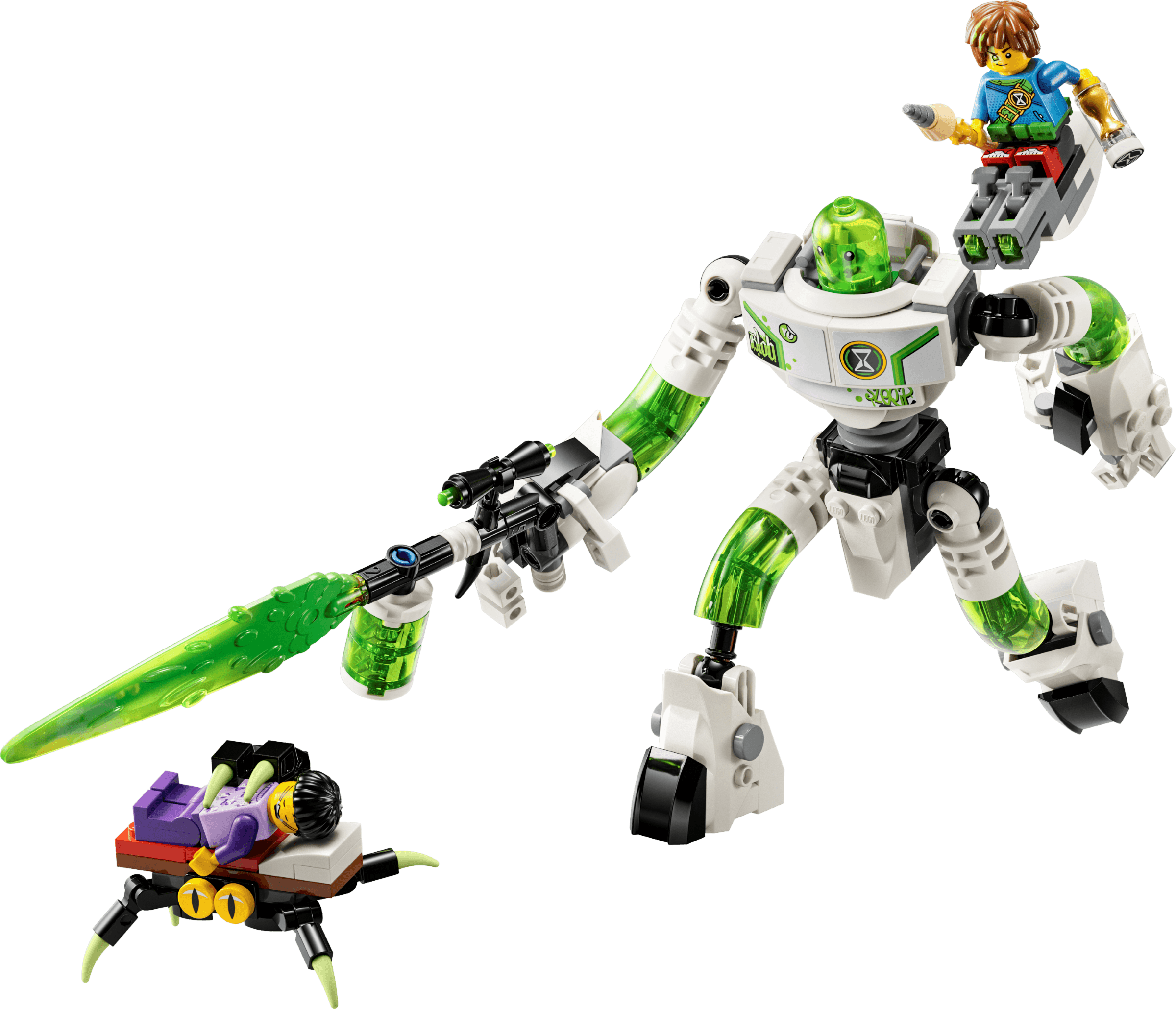 Mateo and Z-Blob the Robot LEGO-set