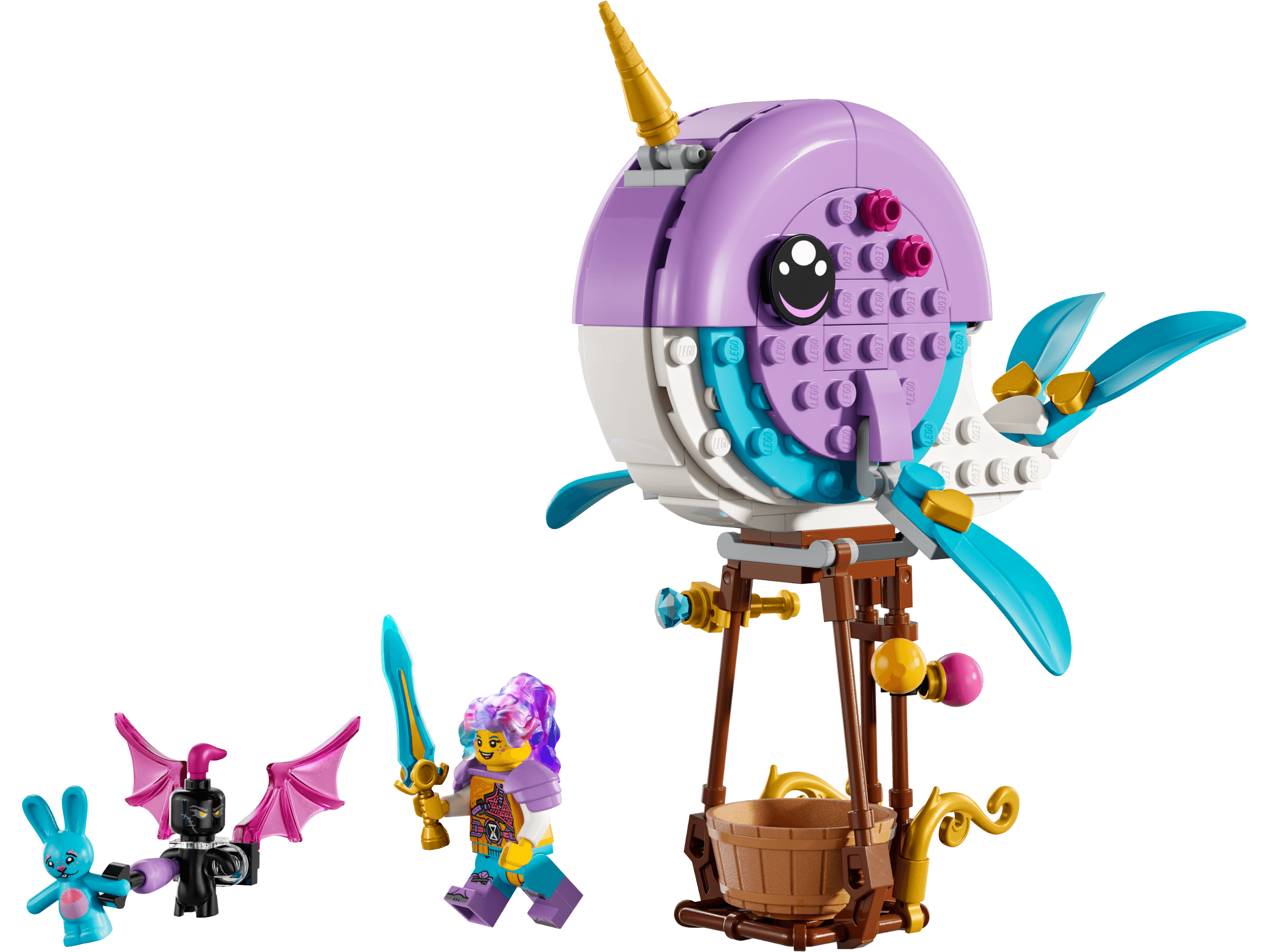 Izzie's Narwhal Hot-Air Balloon LEGO-set