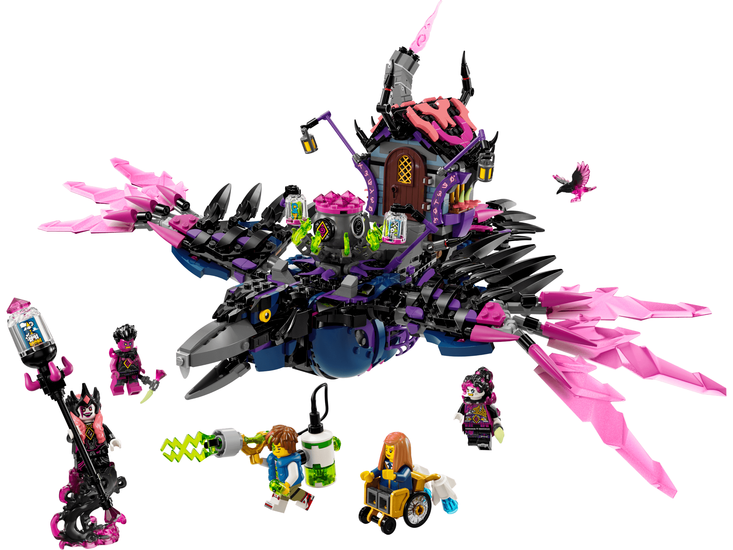 The Never Witch's Midnight Raven LEGO-set