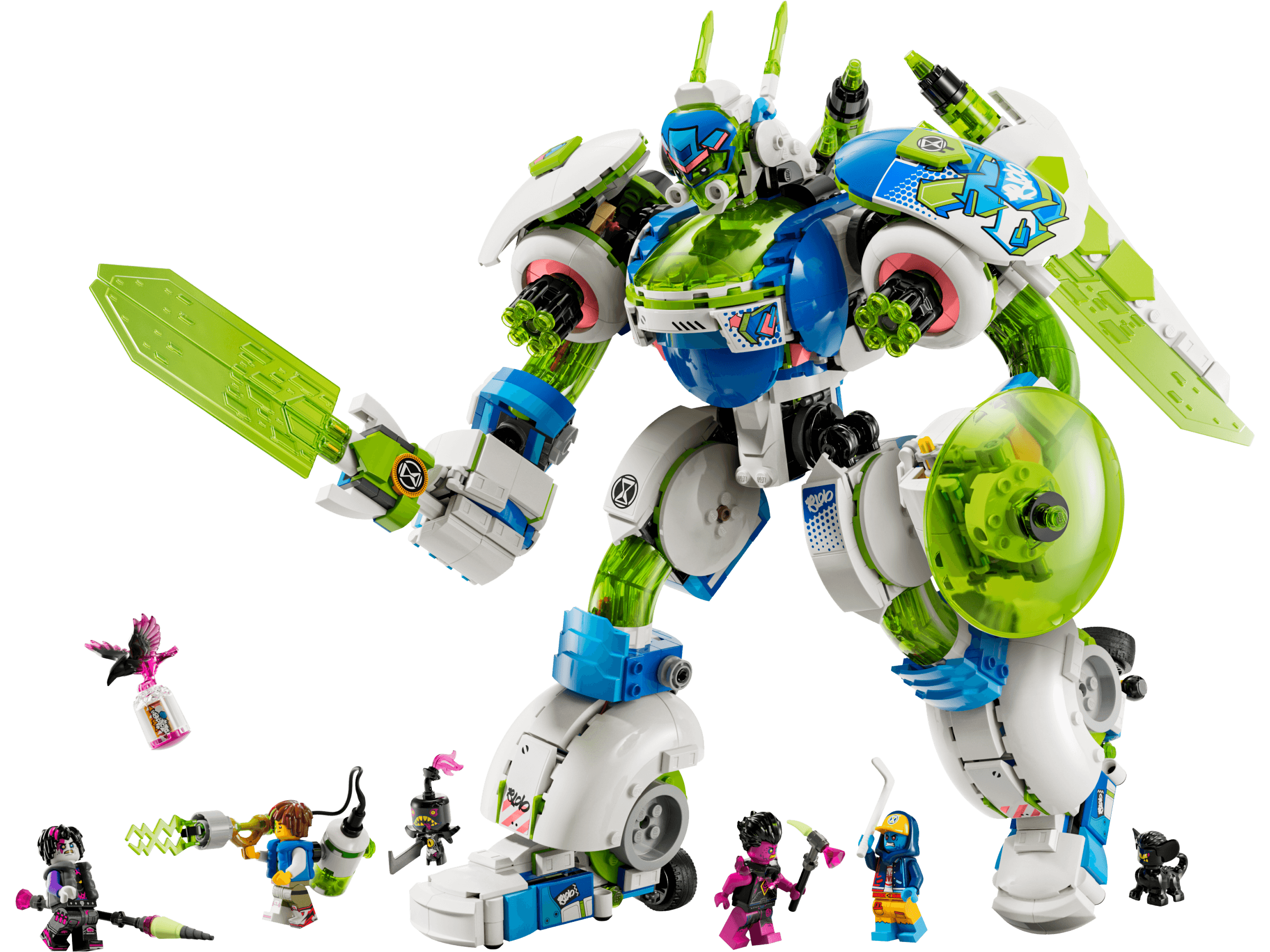 Mateo and Z-Blob the Knight Battle Mech LEGO-set