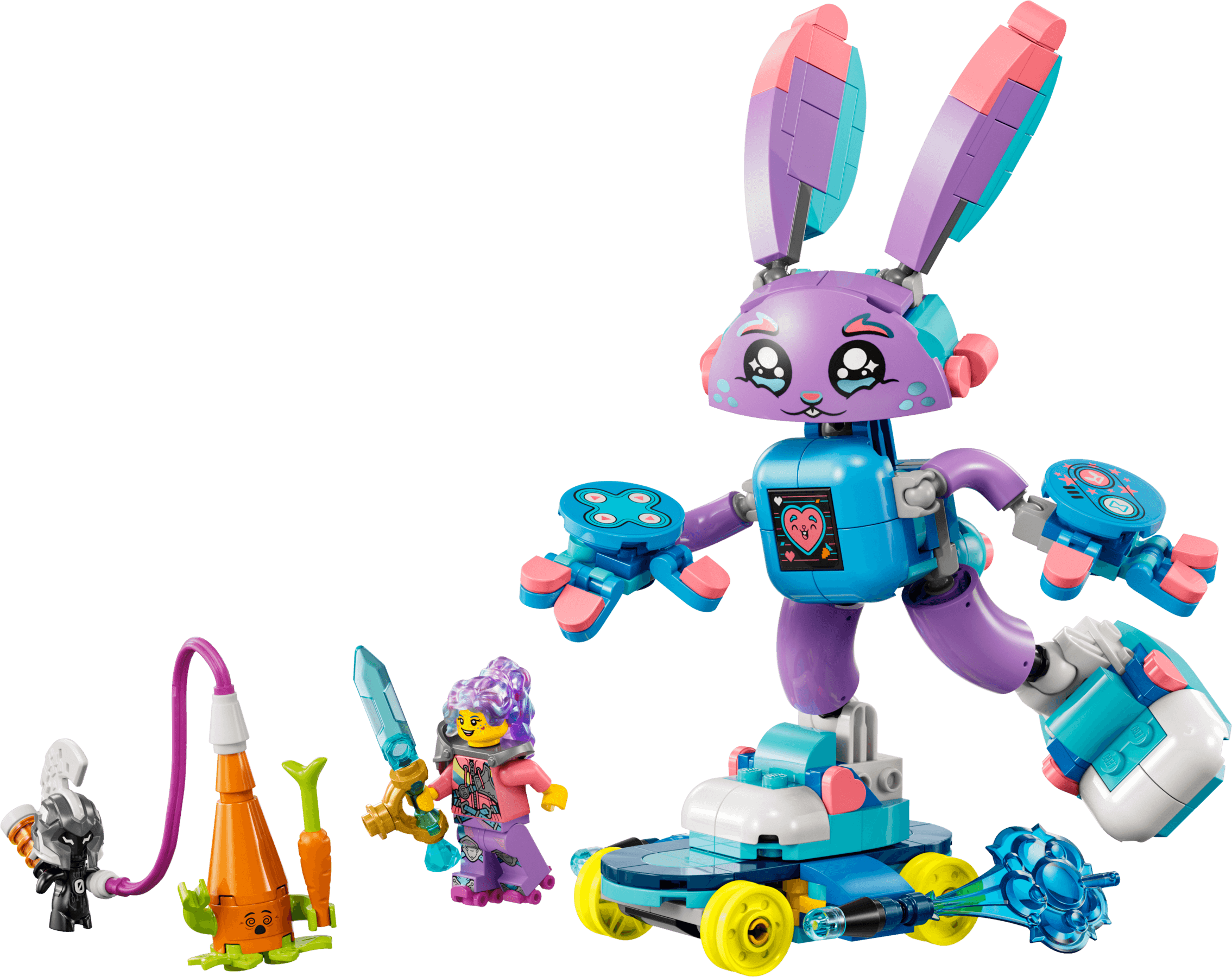 Izzie and Bunchurro the Gaming Bunny LEGO-set