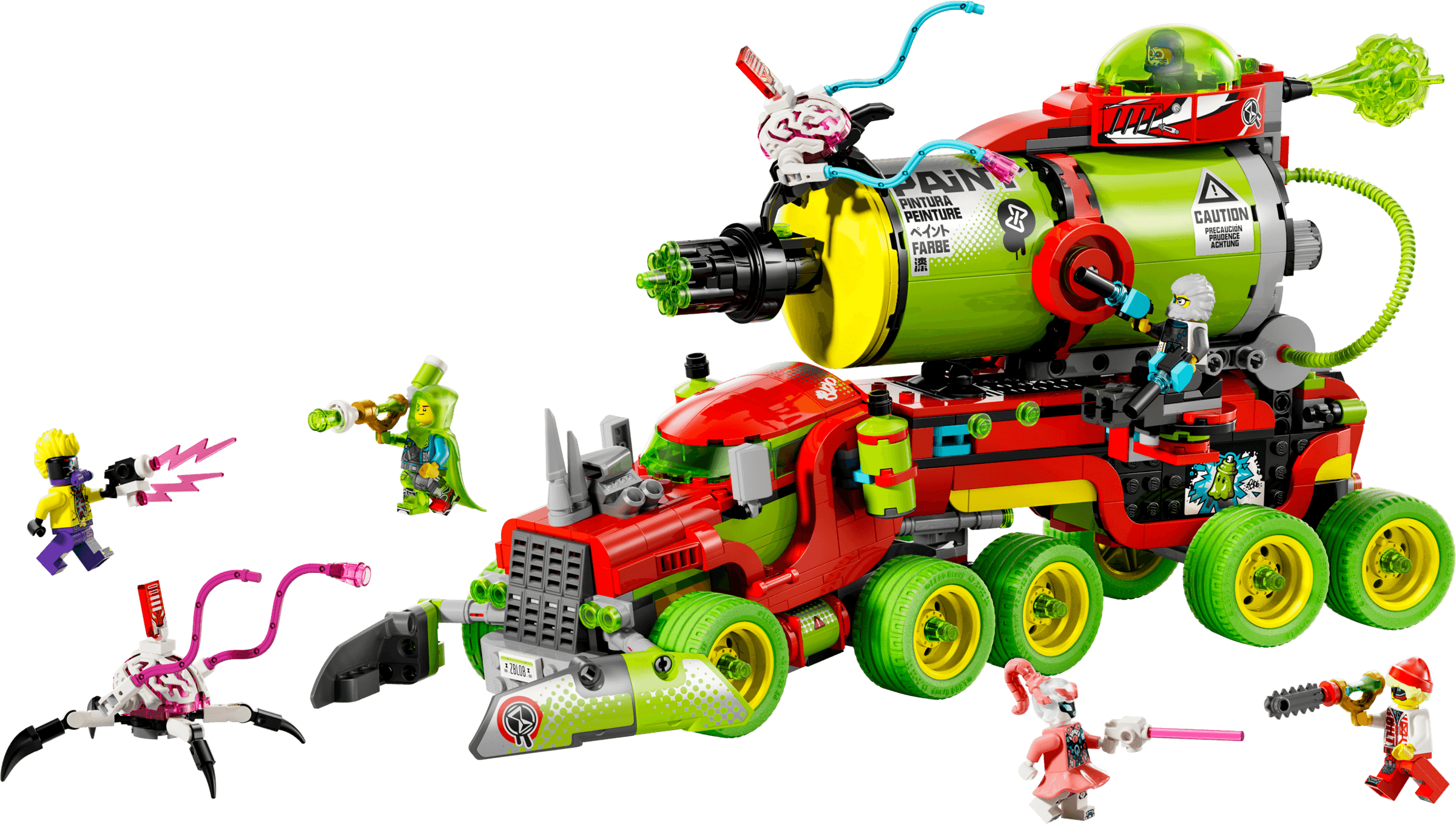 Mateo's spuitbustruck LEGO-set