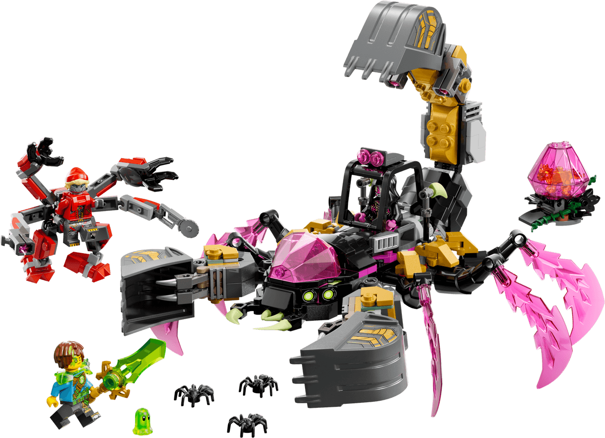Nachtmerrie schorpioengraver LEGO-set