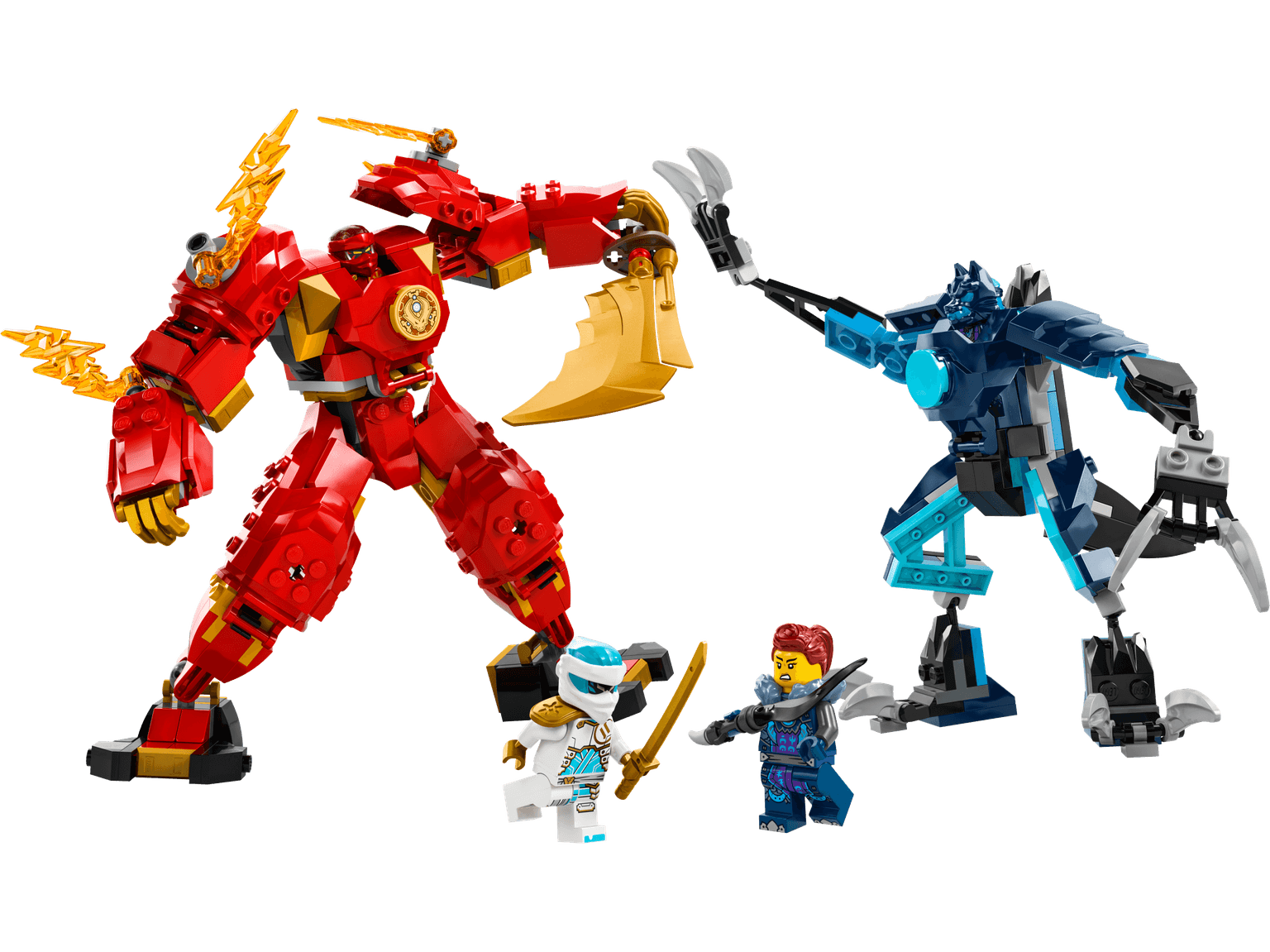 Kai's elementaire vuurmecha LEGO-set