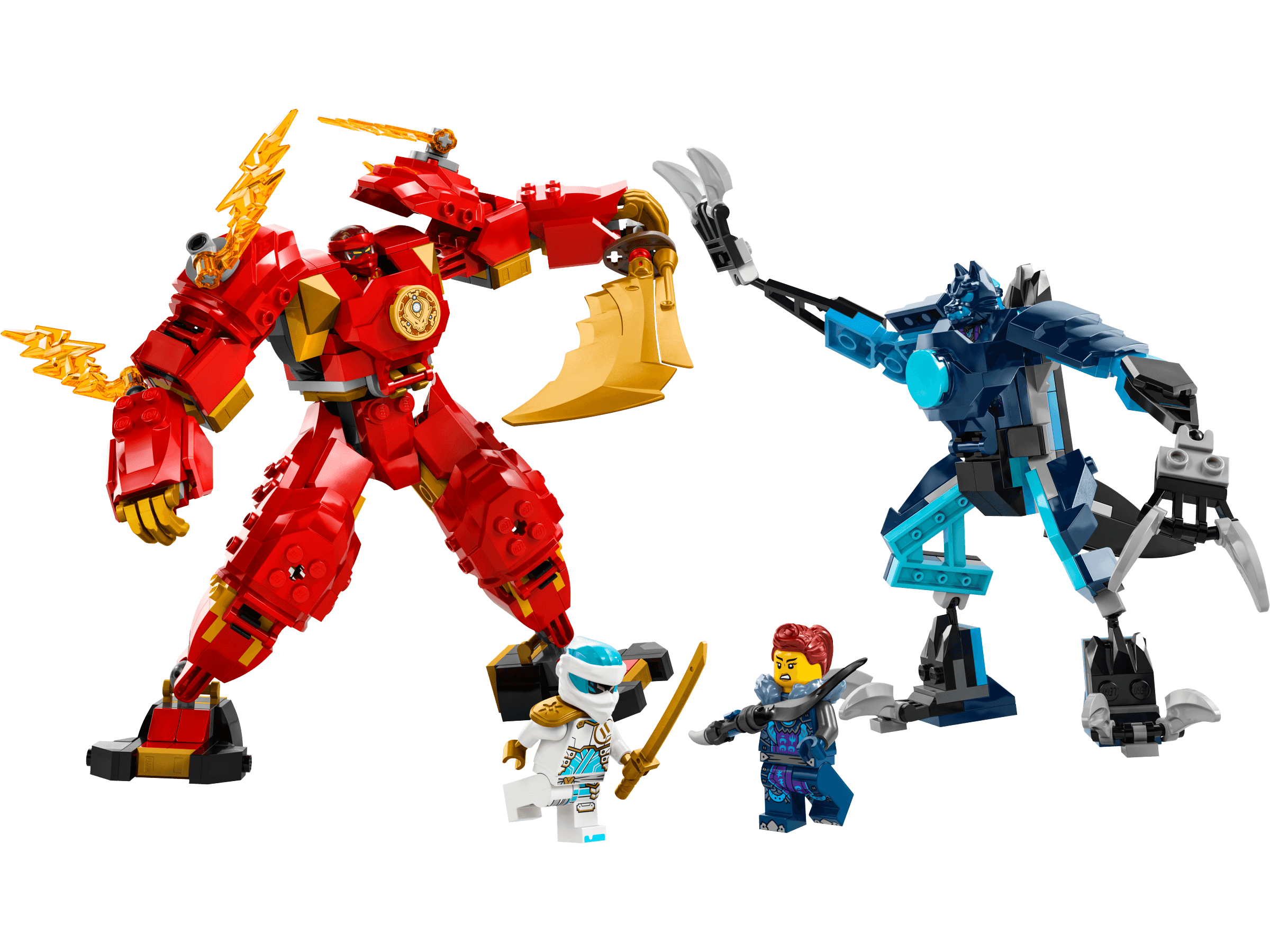 Kai's Elemental Fire Mech LEGO-set