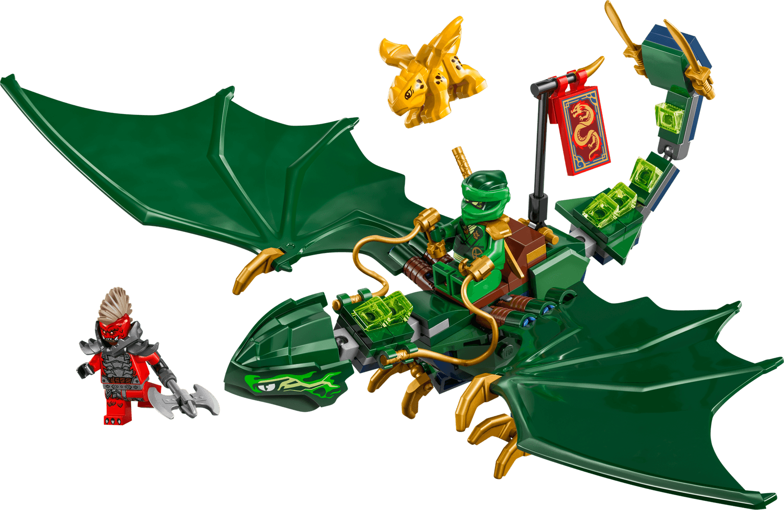 Lloyds groene bosdraak LEGO-set
