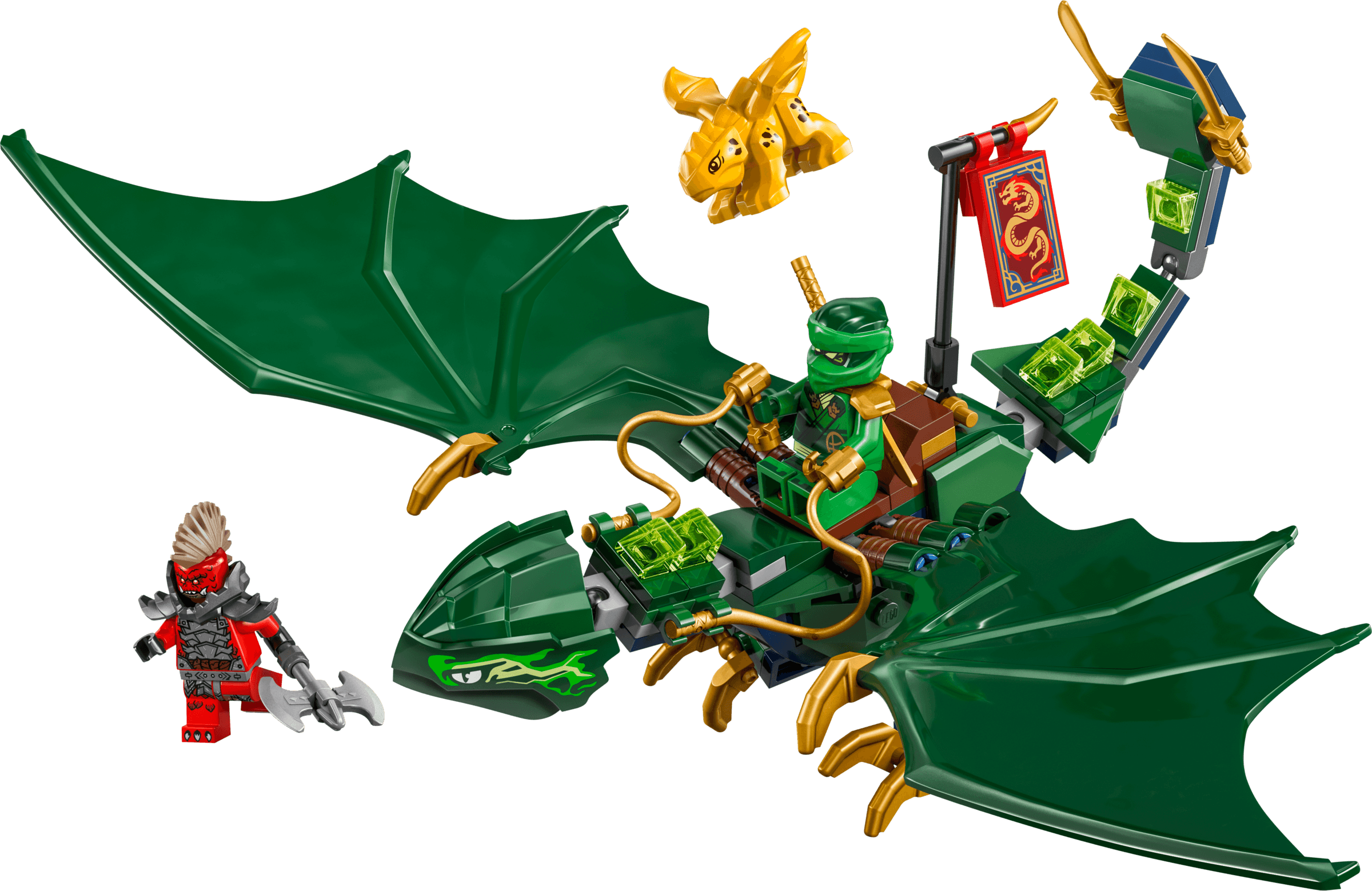 Lloyds groene bosdraak LEGO-set