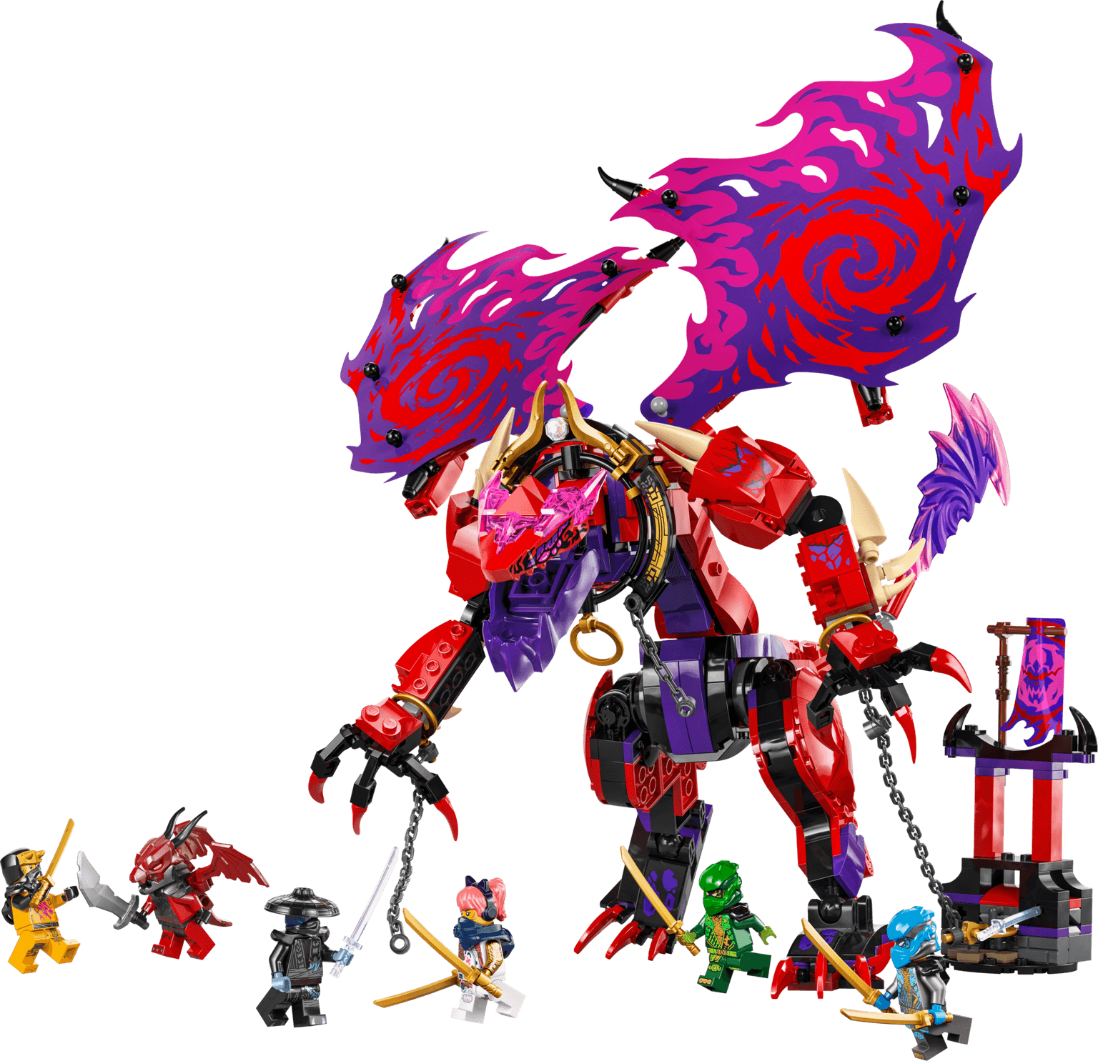 Bliksemtand Draak van Chaos LEGO-set