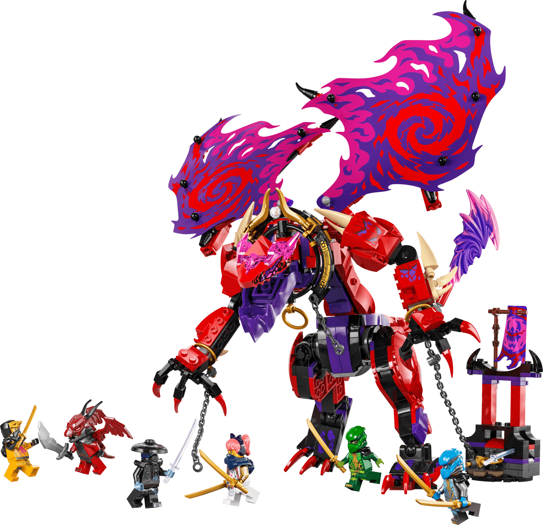 Bliksemtand Draak van Chaos LEGO-set