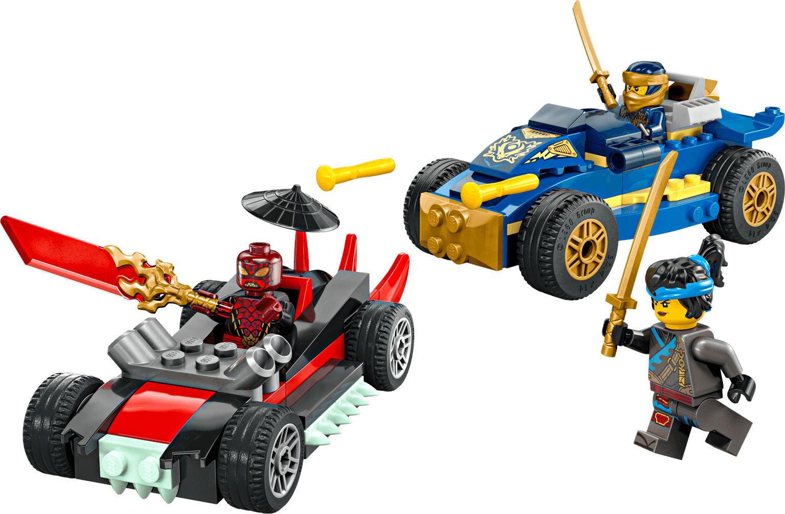 Rogue vs. Drix racewagenduel LEGO-set