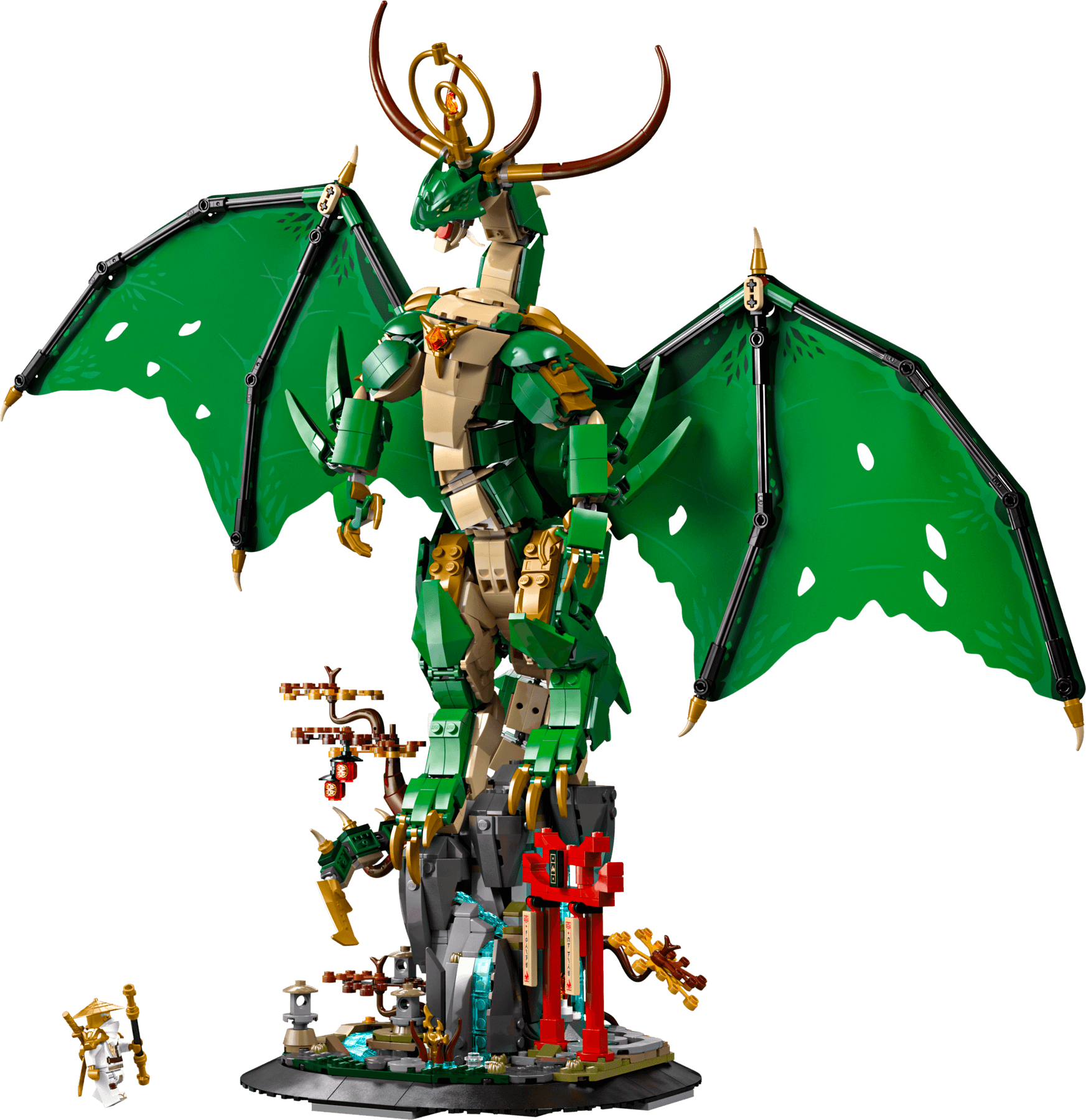 De drakenbewaker LEGO-set