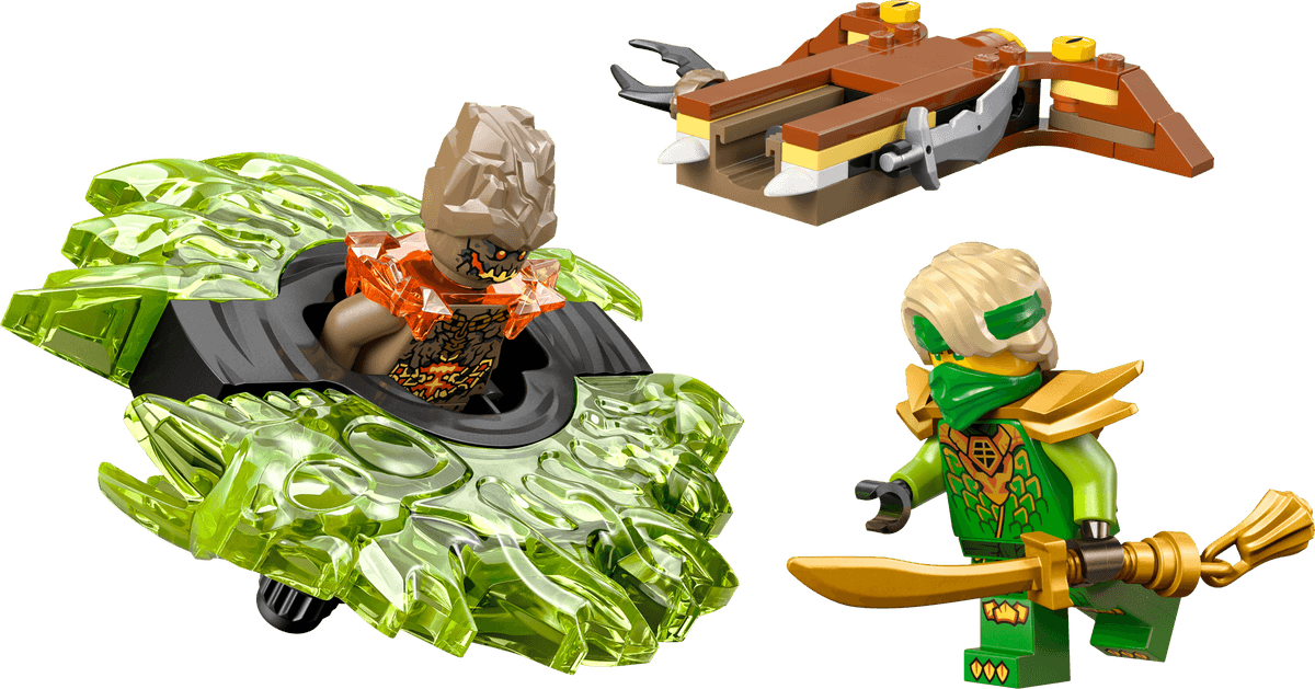 Lloyd vs. aardemonster in spinner LEGO-set
