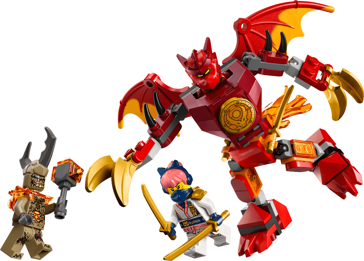 Kai's drakenmecha strijdpakket LEGO-set