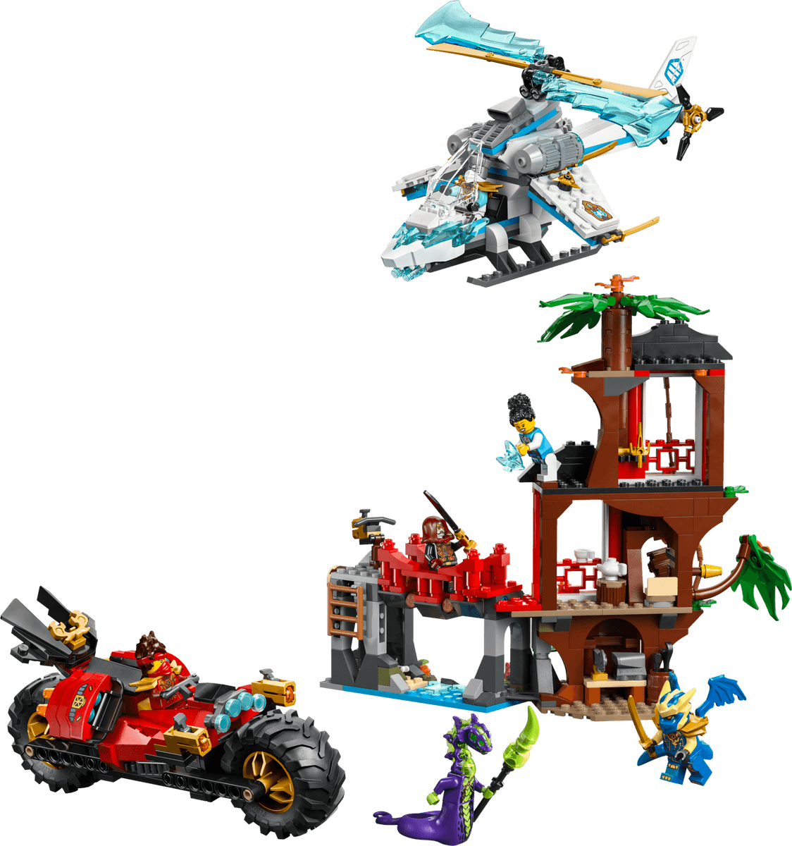 Ninja Vehicle Tree House Battle LEGO-set
