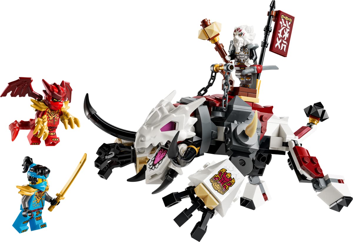 Zilvar en Grimtak het Drakenbeest LEGO-set