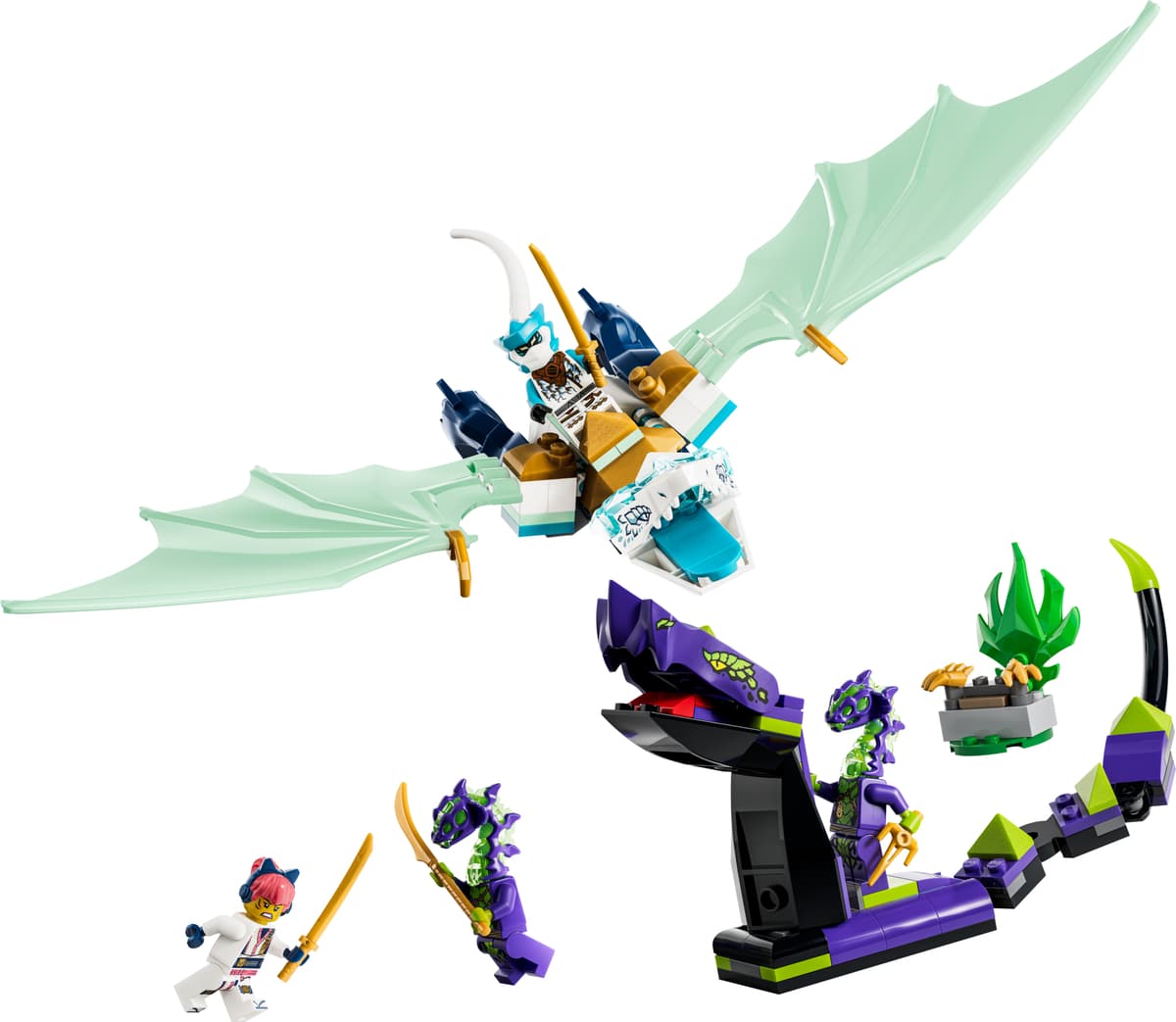 Zane's ijsdraakgevecht LEGO-set