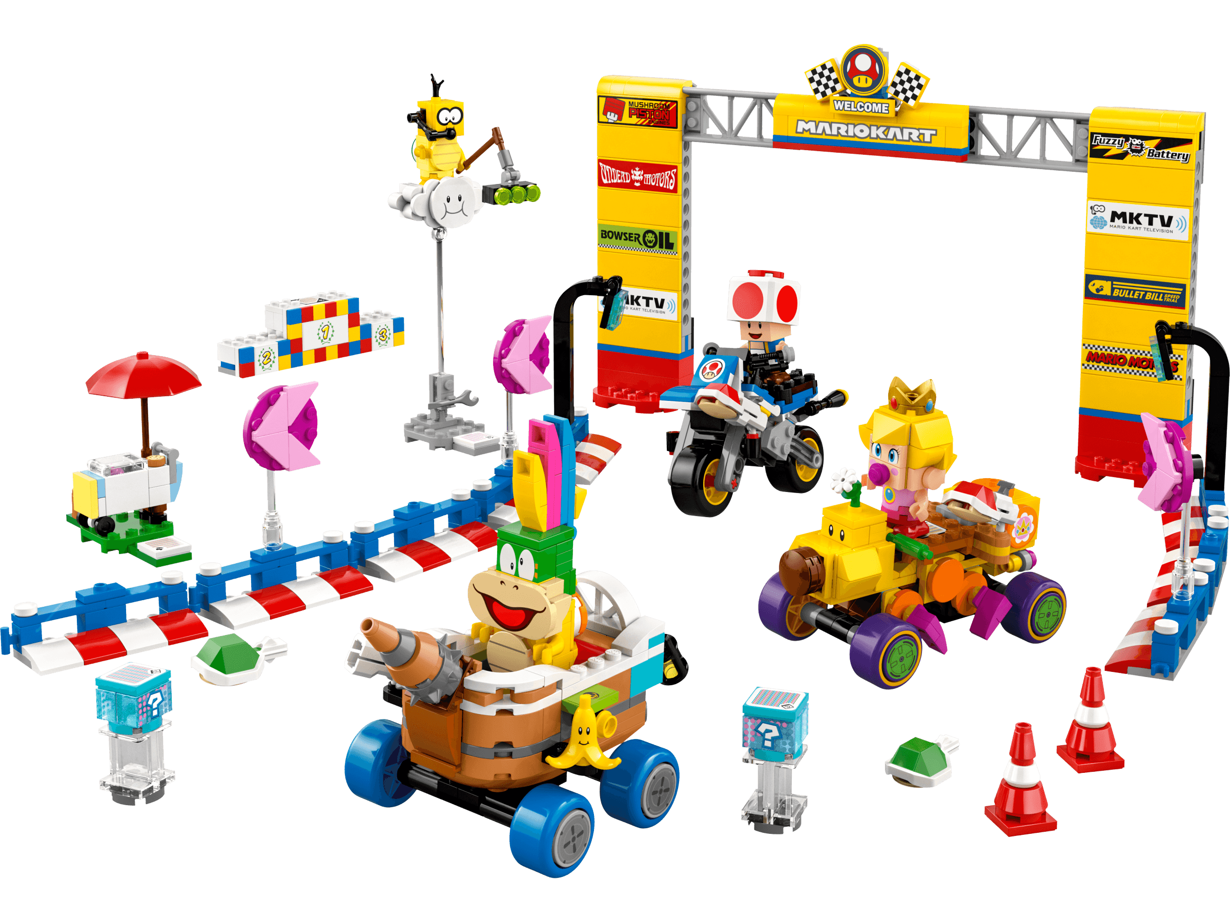 Mario Kart - Baby Peach & Grand Prix Set LEGO-set