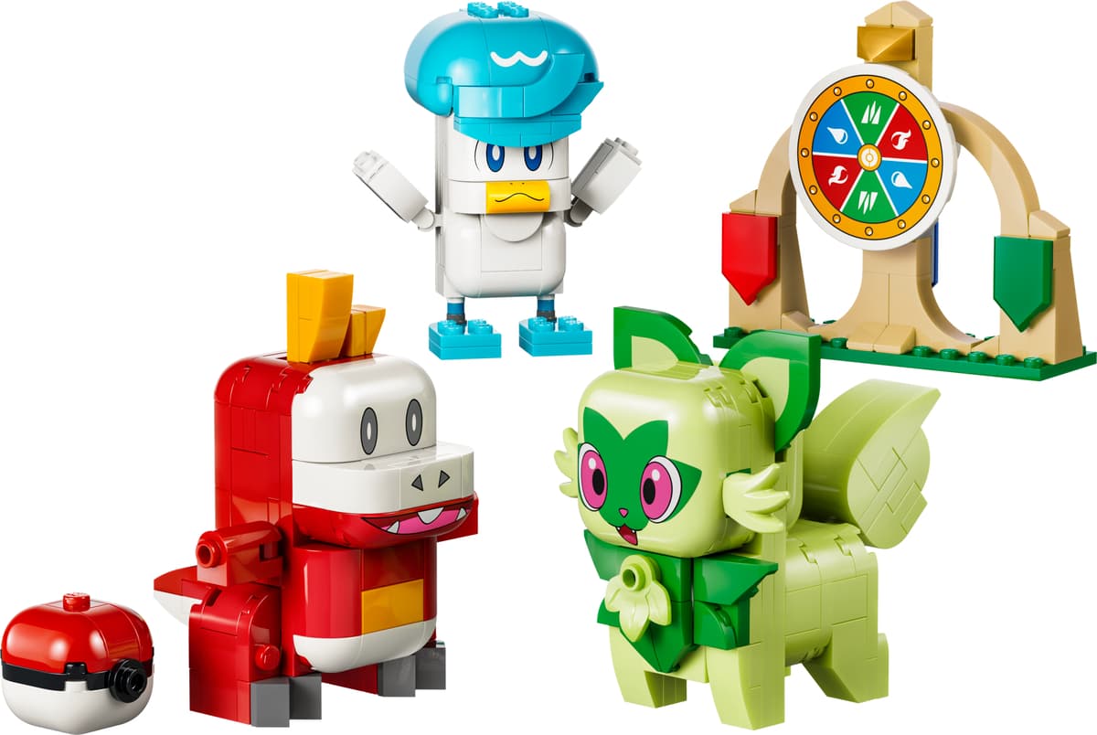 SMART Play: Sprigatito, Fuecoco and Quaxly Battle LEGO-set