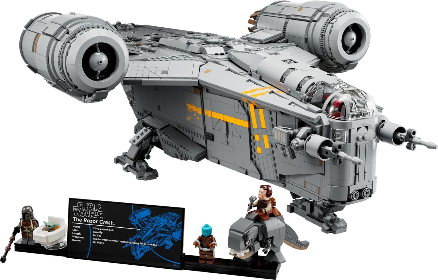 De Razor Crest LEGO-set