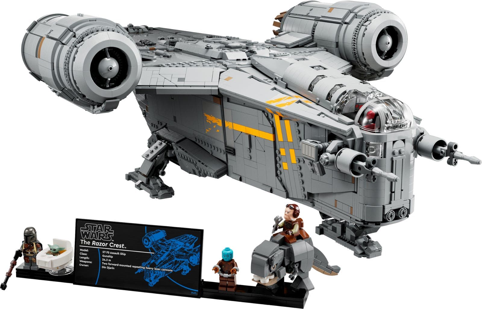 De Razor Crest LEGO-set