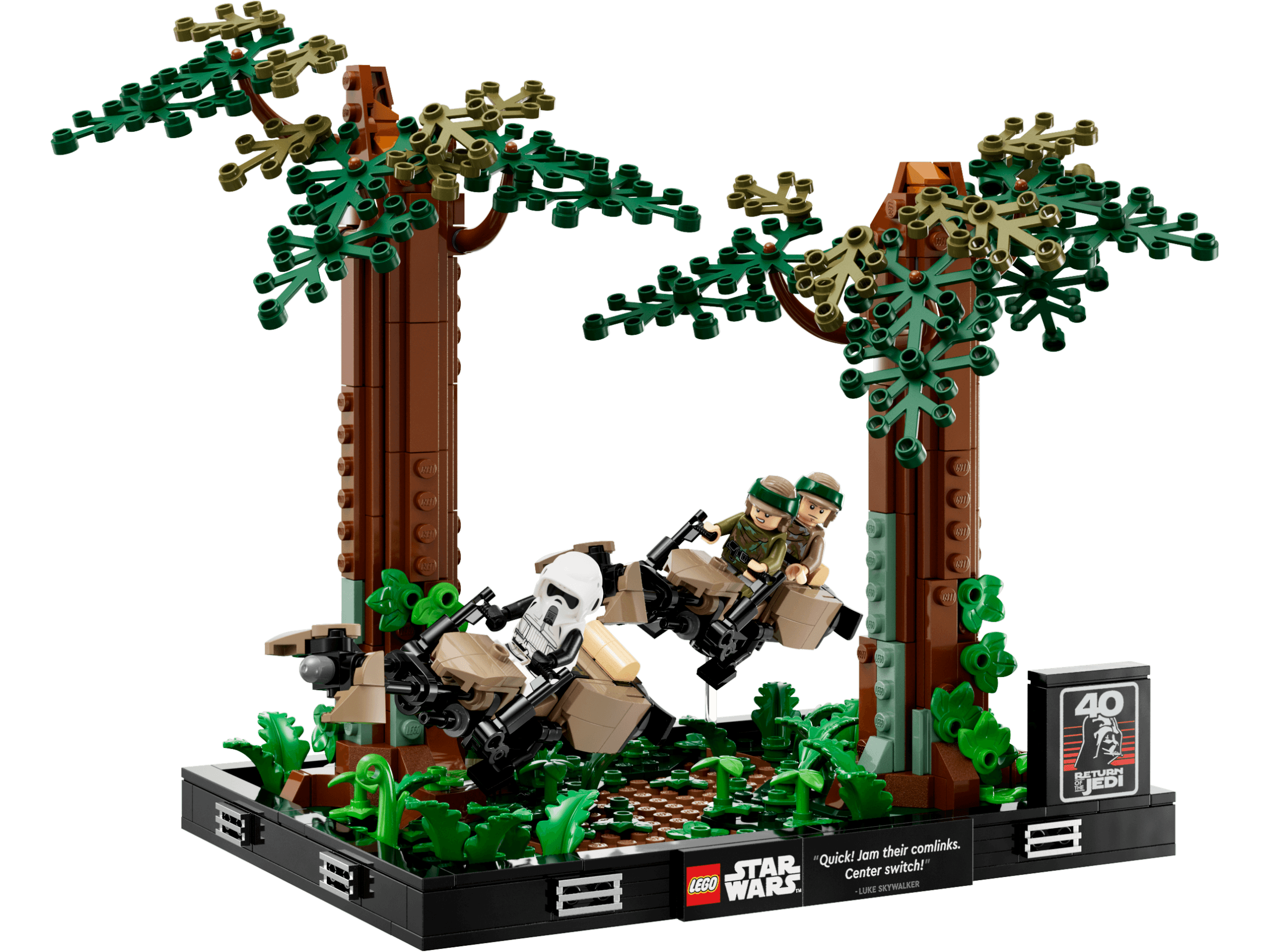 Endor Speeder Chase Diorama LEGO-set