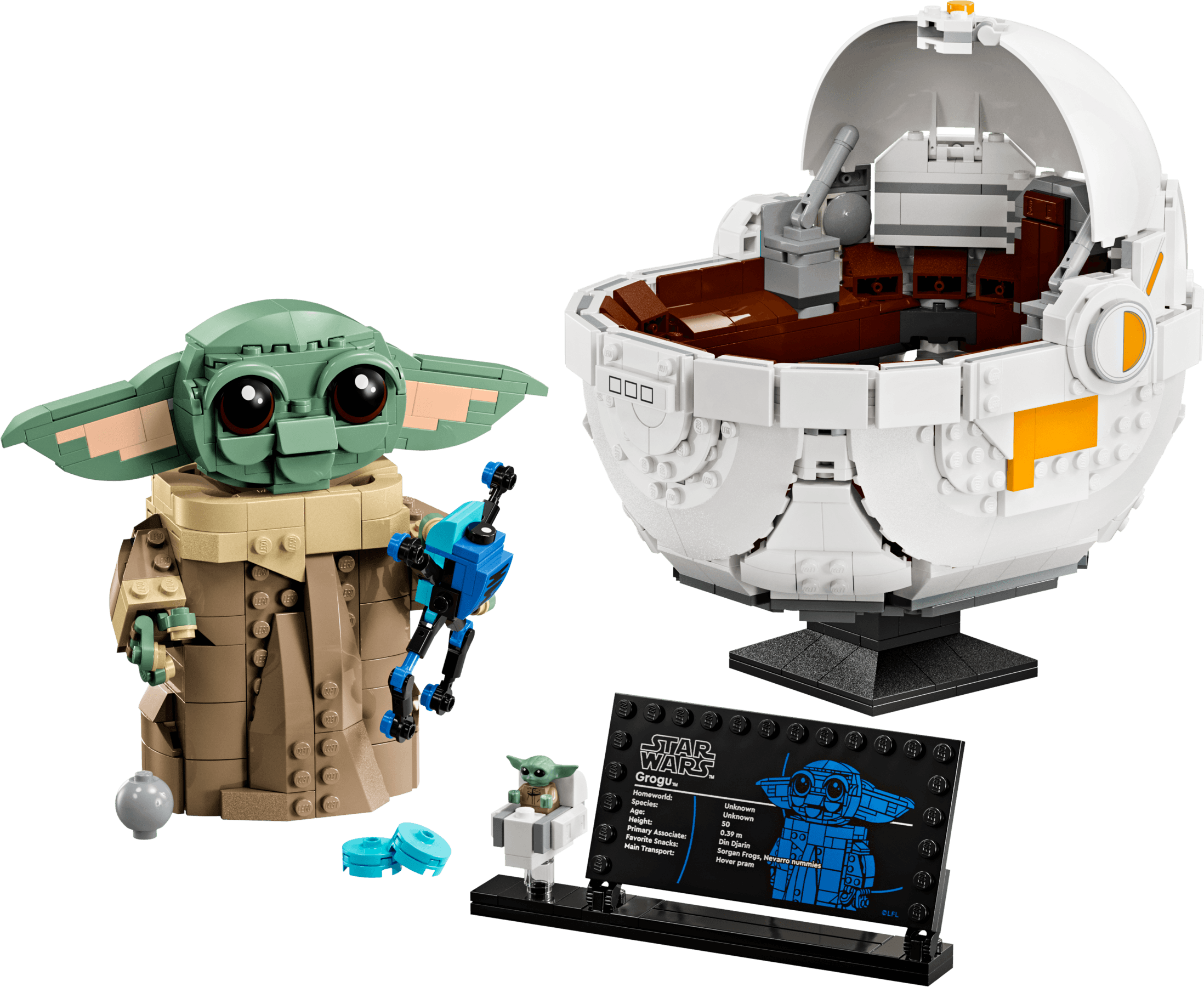 Grogu with Hover Pram LEGO-set