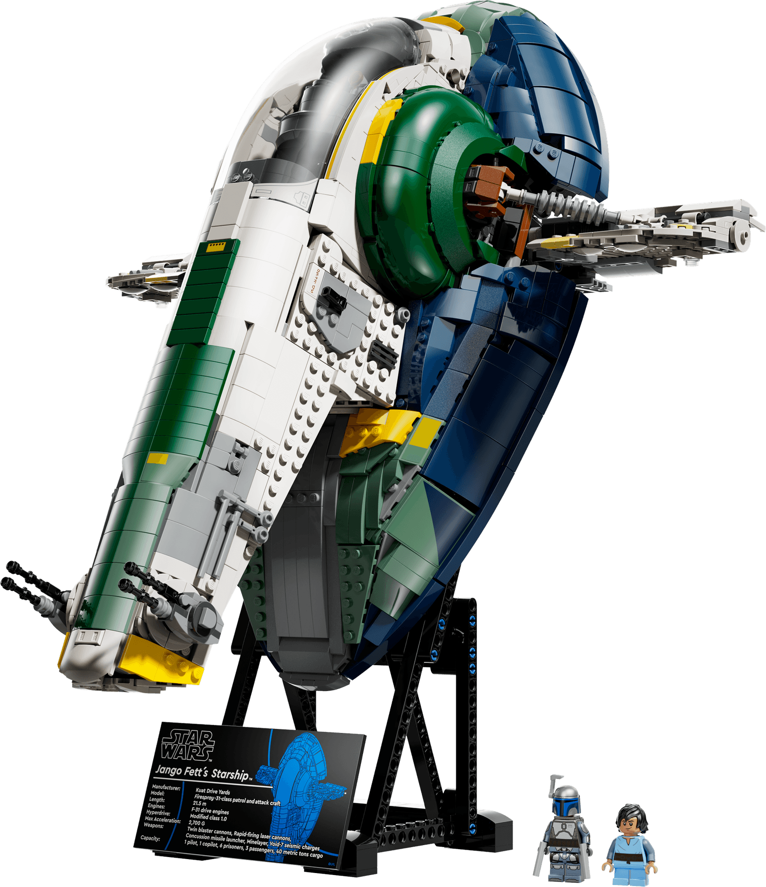 Jango Fetts Firespray-class ruimteschip LEGO-set
