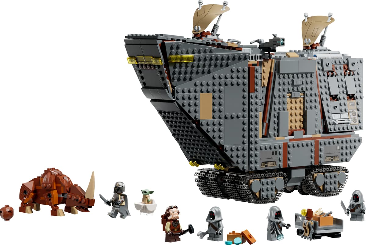 Offworld Sandcrawler en Mudhorn LEGO-set