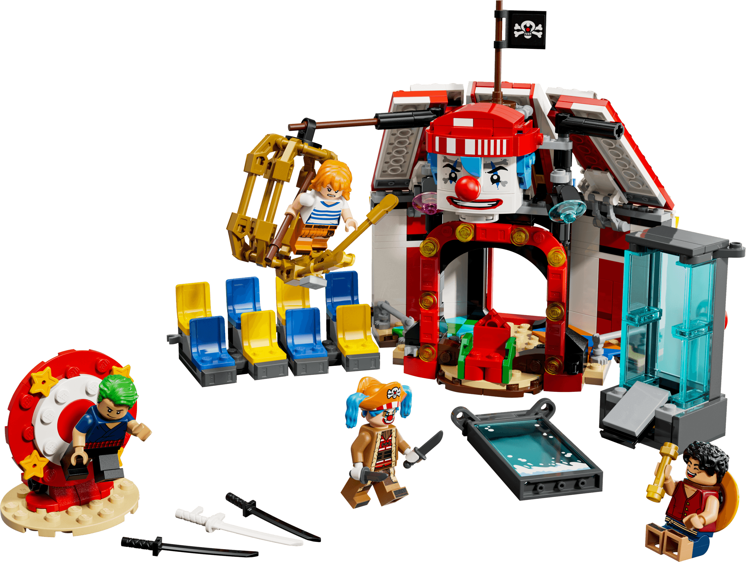 Circustent van Buggy de Clown LEGO-set