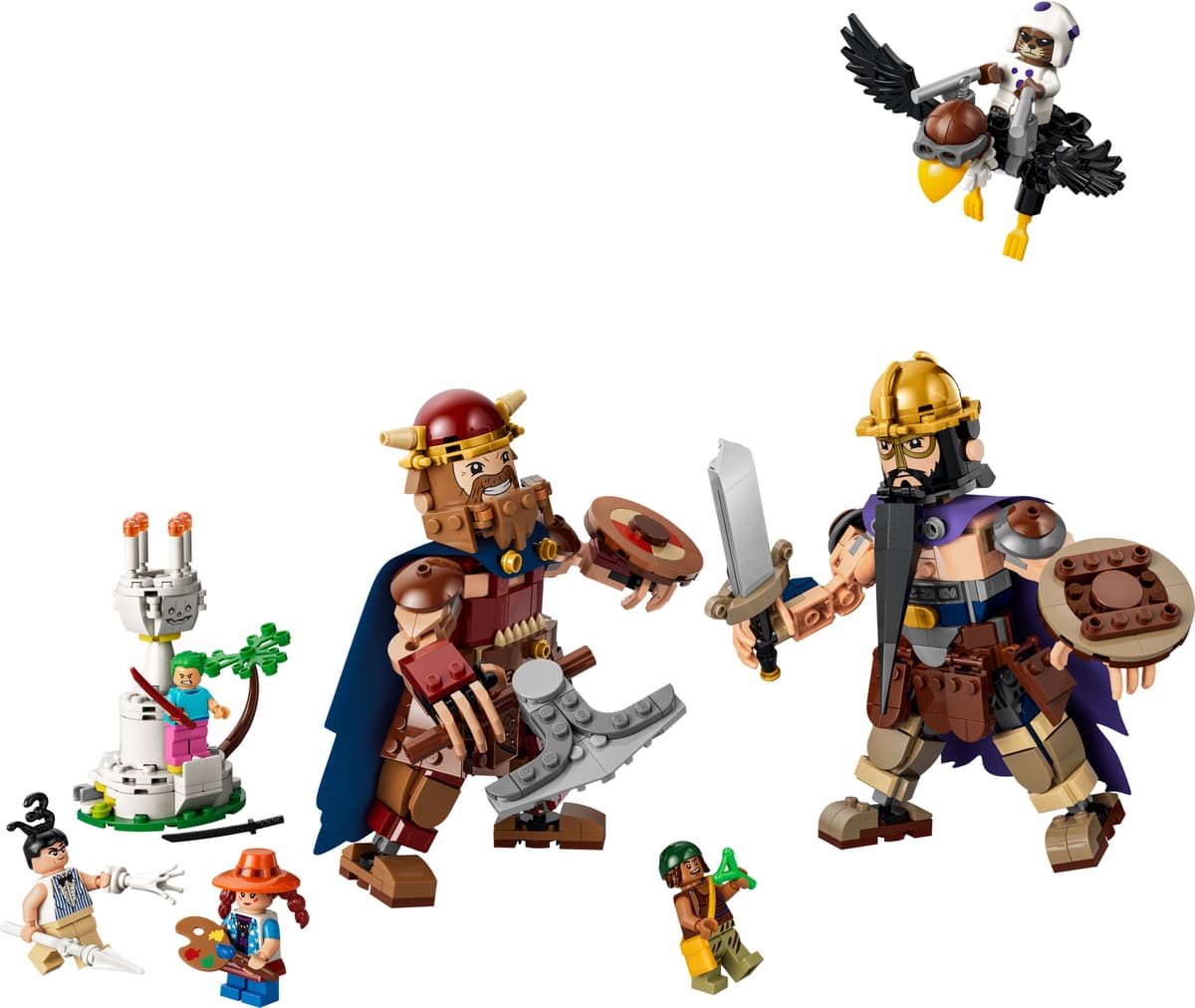 Dorry vs. Brogy - Reuzen van Kleine Gaarde LEGO-set