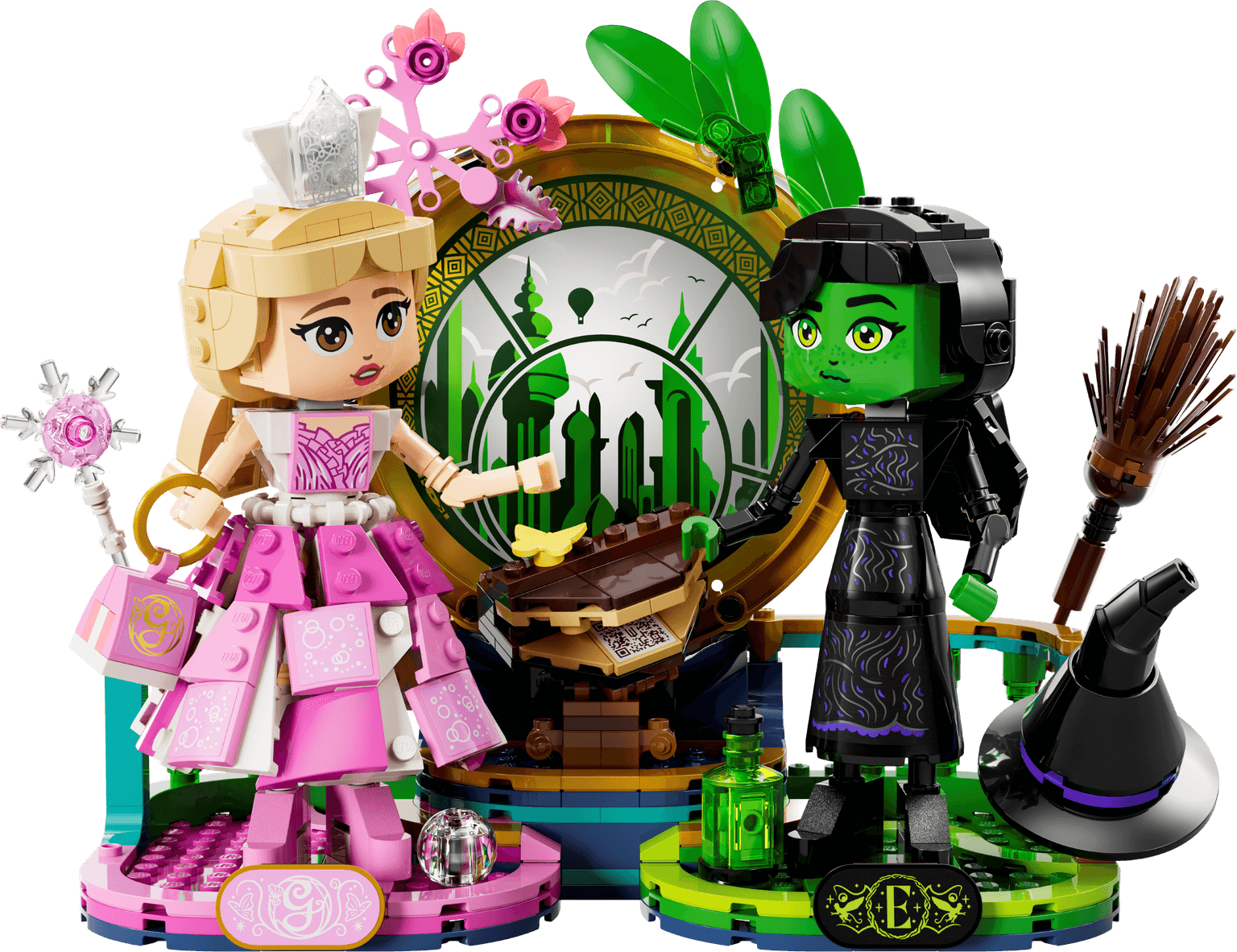 Elphaba en Glinda figuren LEGO-set
