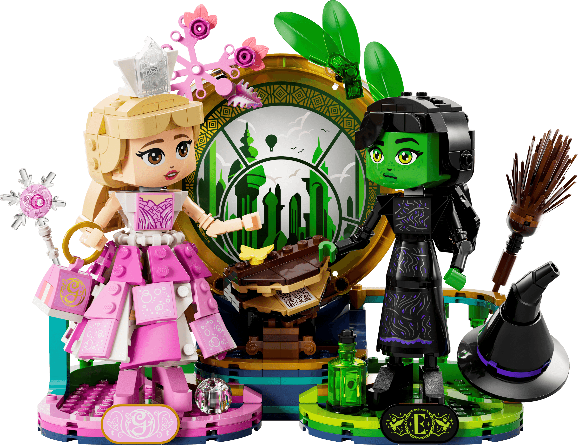 Elphaba en Glinda figuren LEGO-set